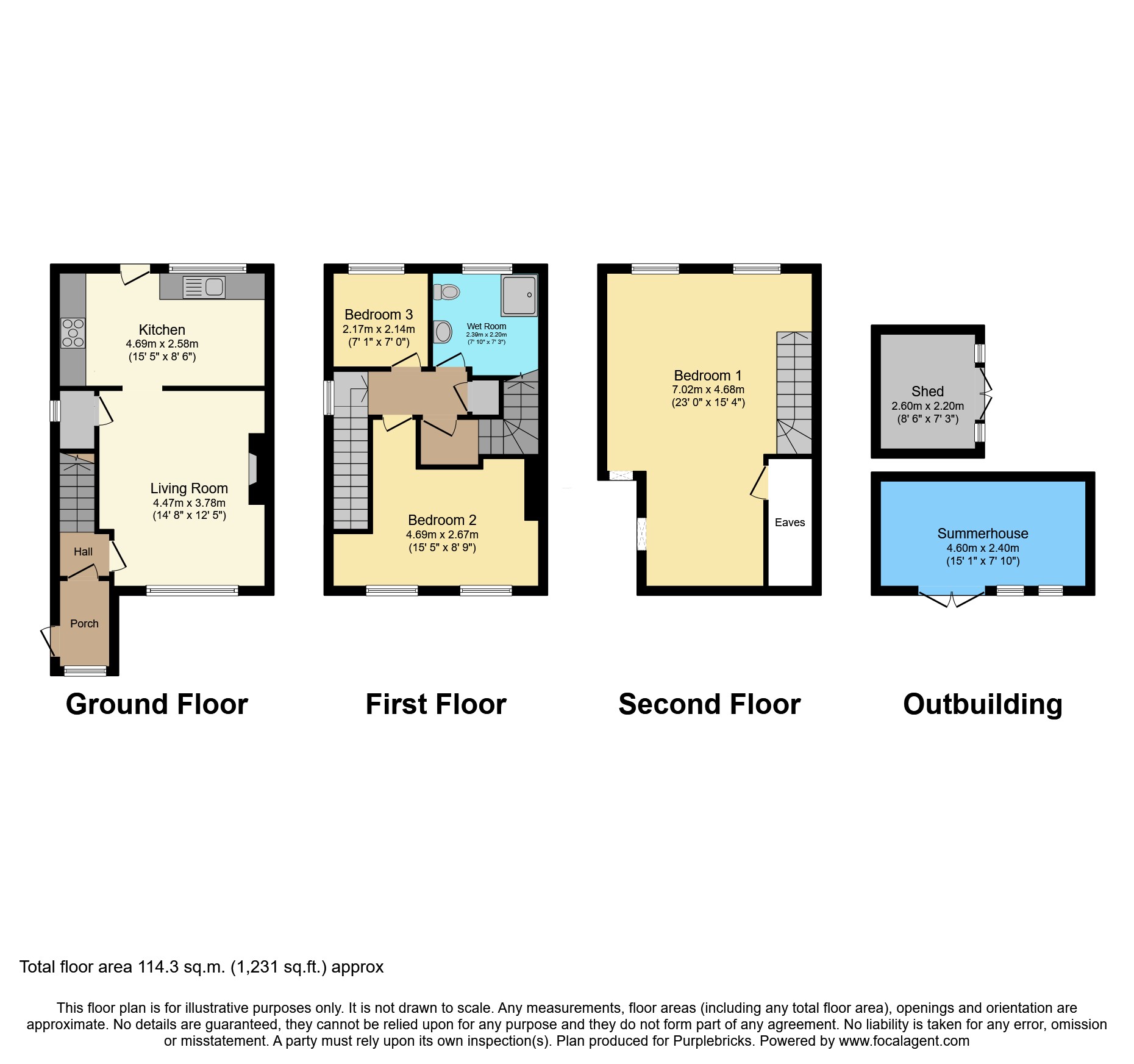 17, Peveril Drive, Sompting floorplan
