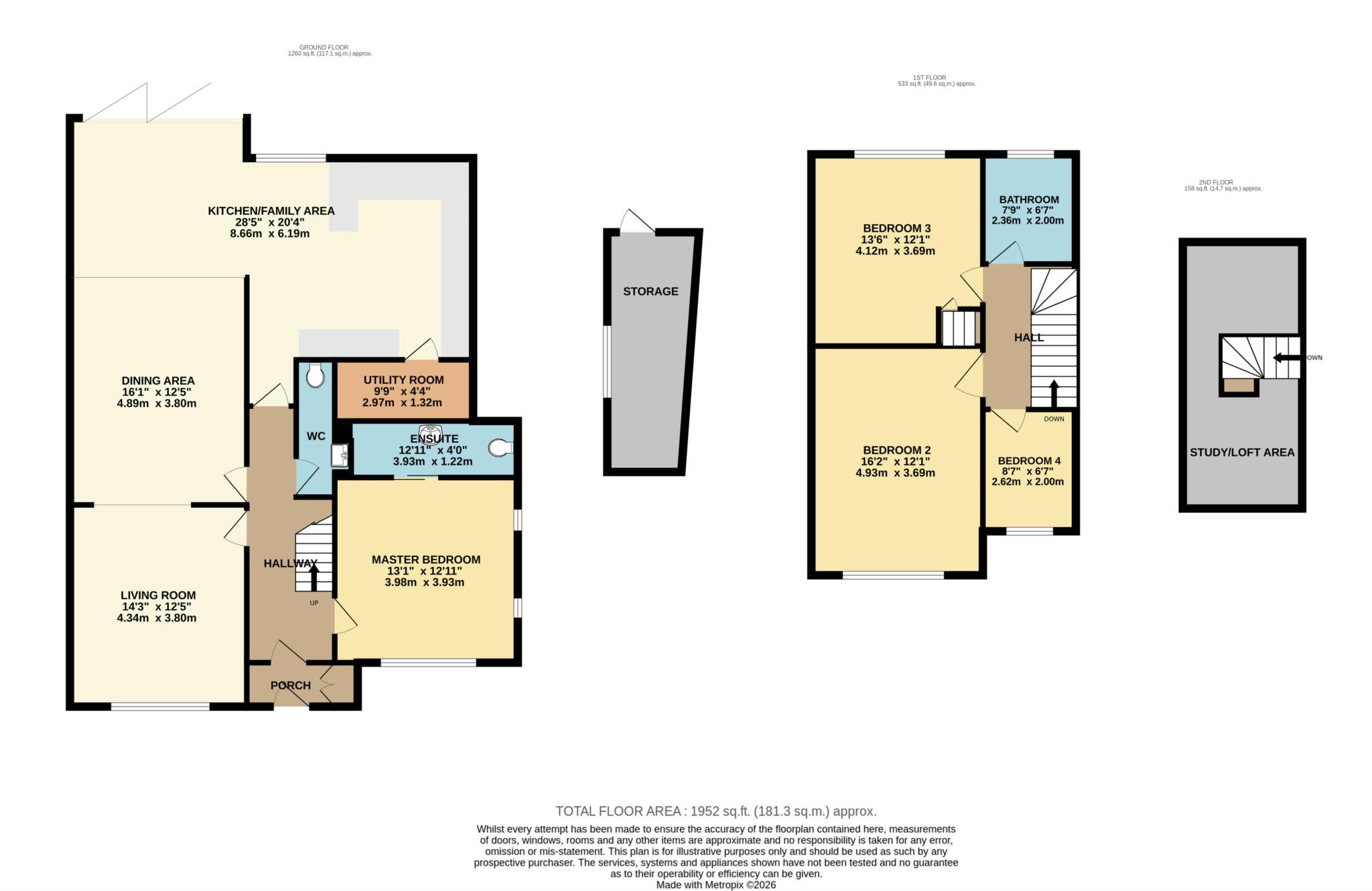 39, Van Dyck Avenue, New Malden floorplan