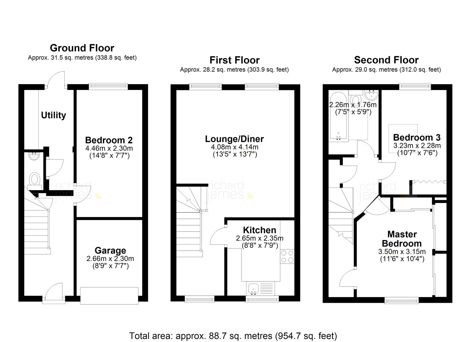 3 Bedrooms Detached house for sale in Abbotsbury Way, St Andrews Ridge, Swindon SN25