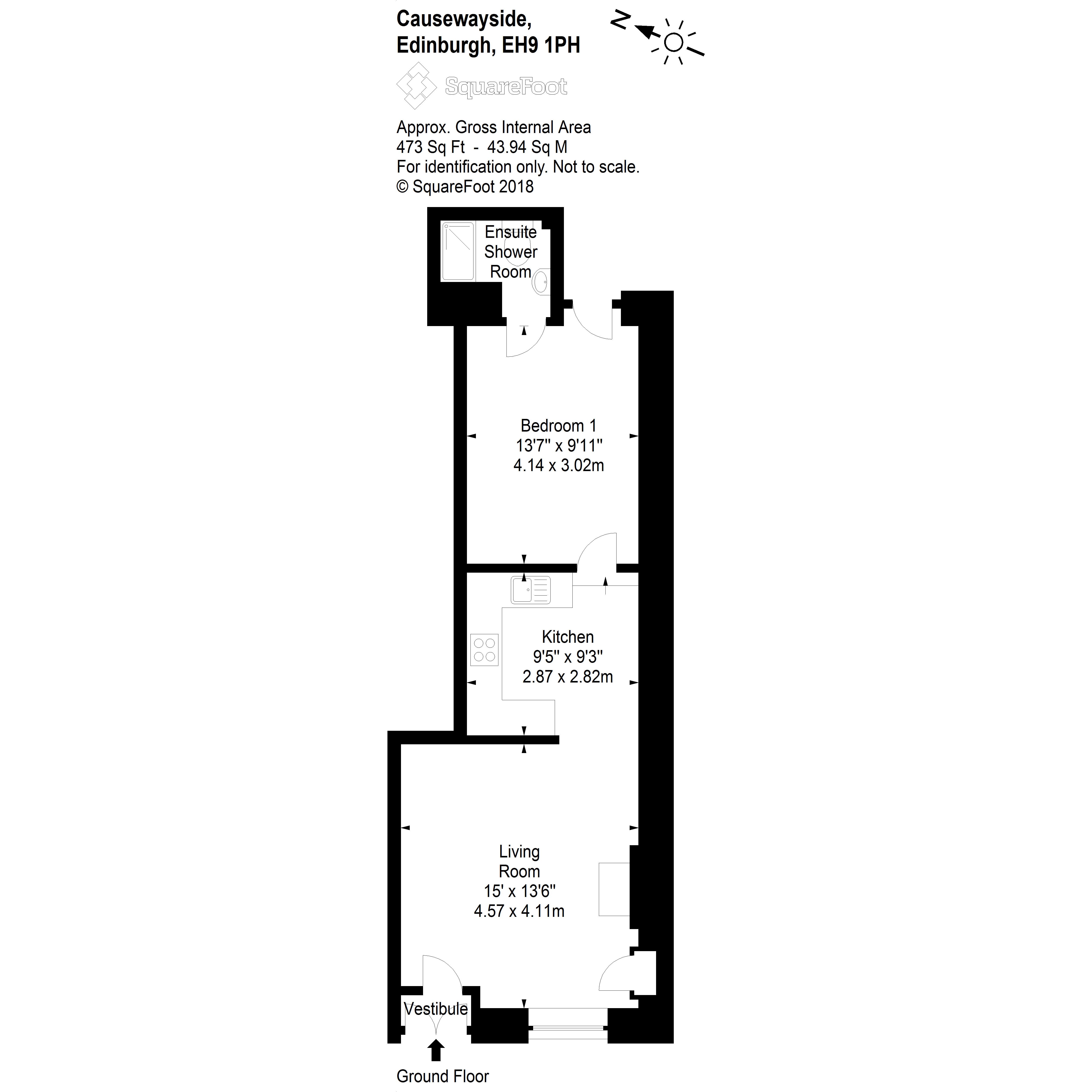 1 Bedrooms Flat for sale in 173A, Causewayside, Edinburgh EH9