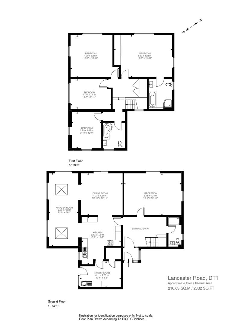 2, Lancaster Road, Dorchester floorplan