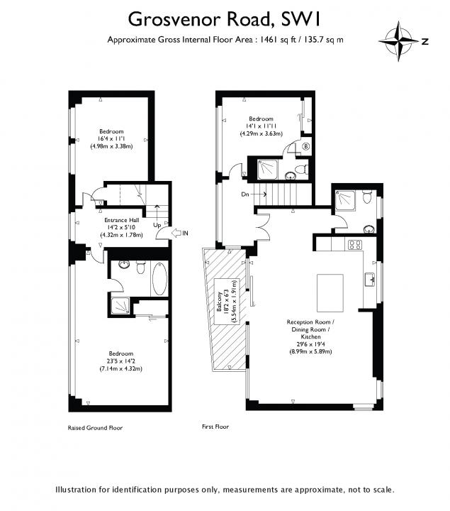 Flat 2 Eagle Wharf, 138 Grosvenor Road, London floorplan