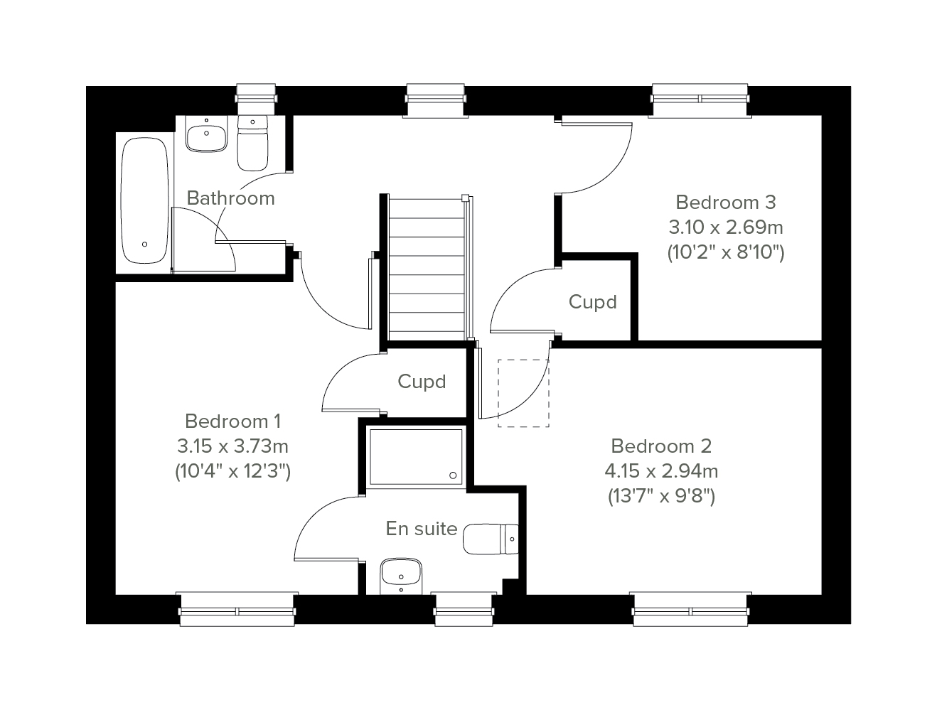 140, Rowan Avenue, Newmachar, Aberdeen floorplan