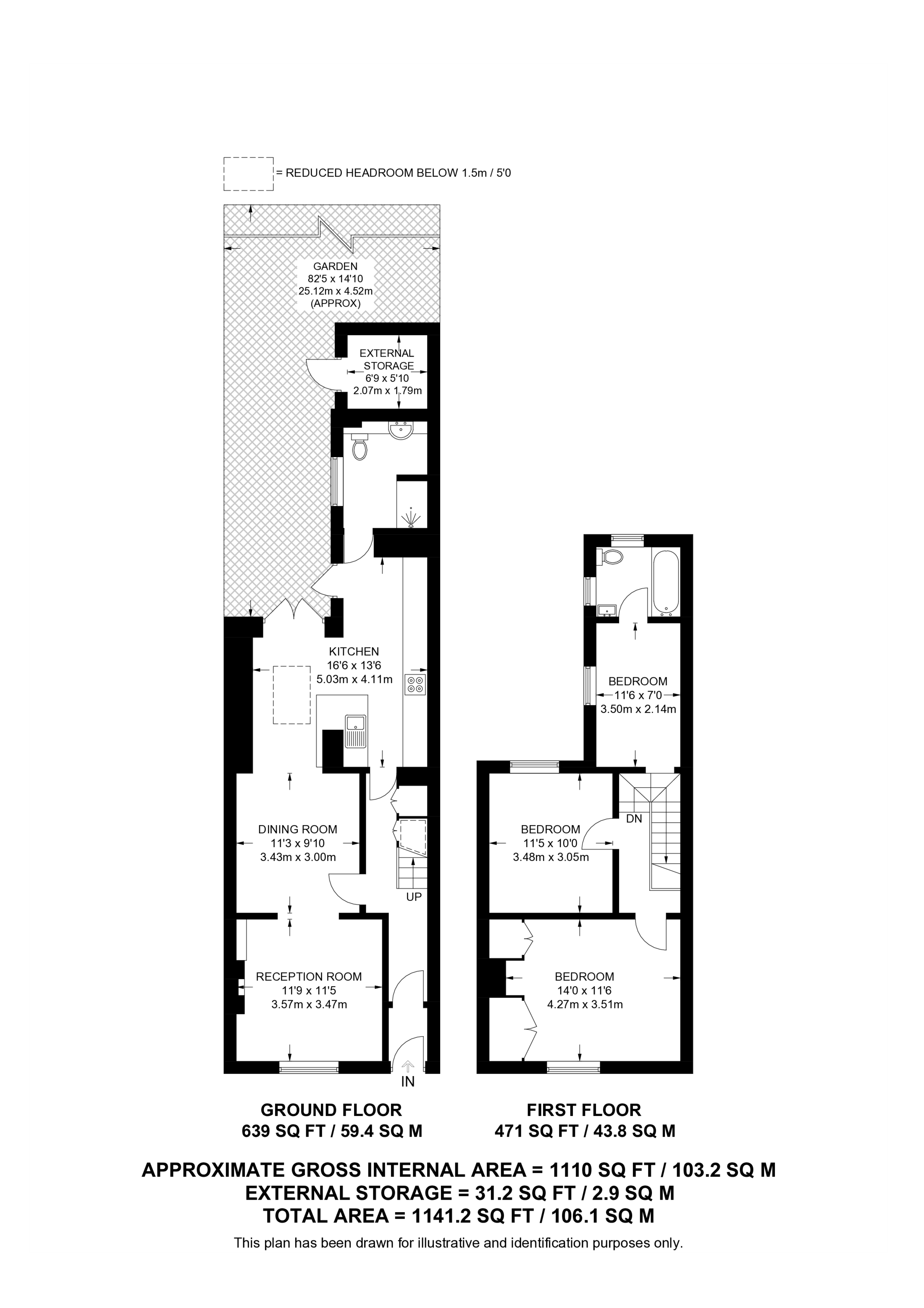 Crescent Road, Woolwich floorplan