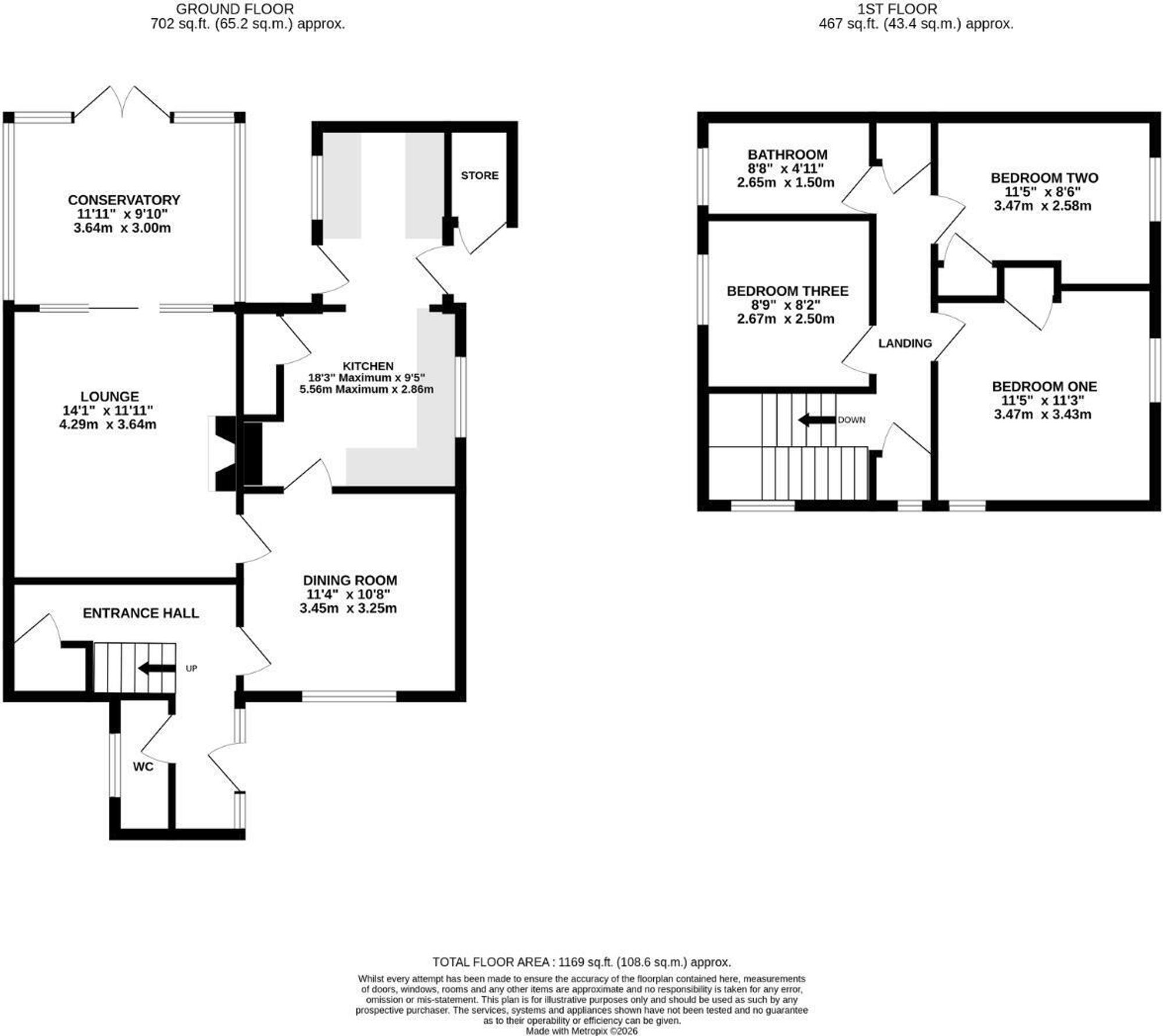 20 Bowmere Road, Tarporley floorplan