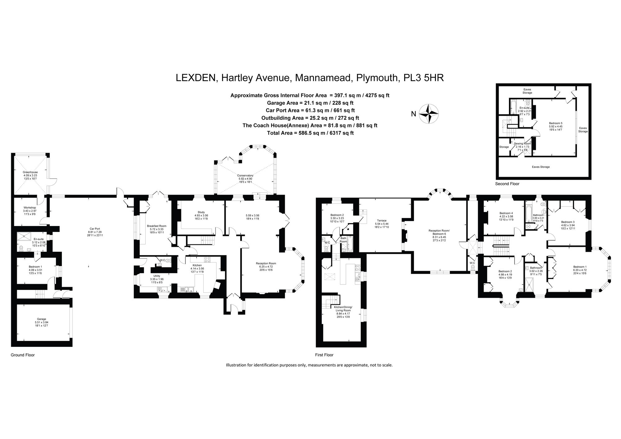 LEXDEN, Hartley Avenue, Plymouth floorplan