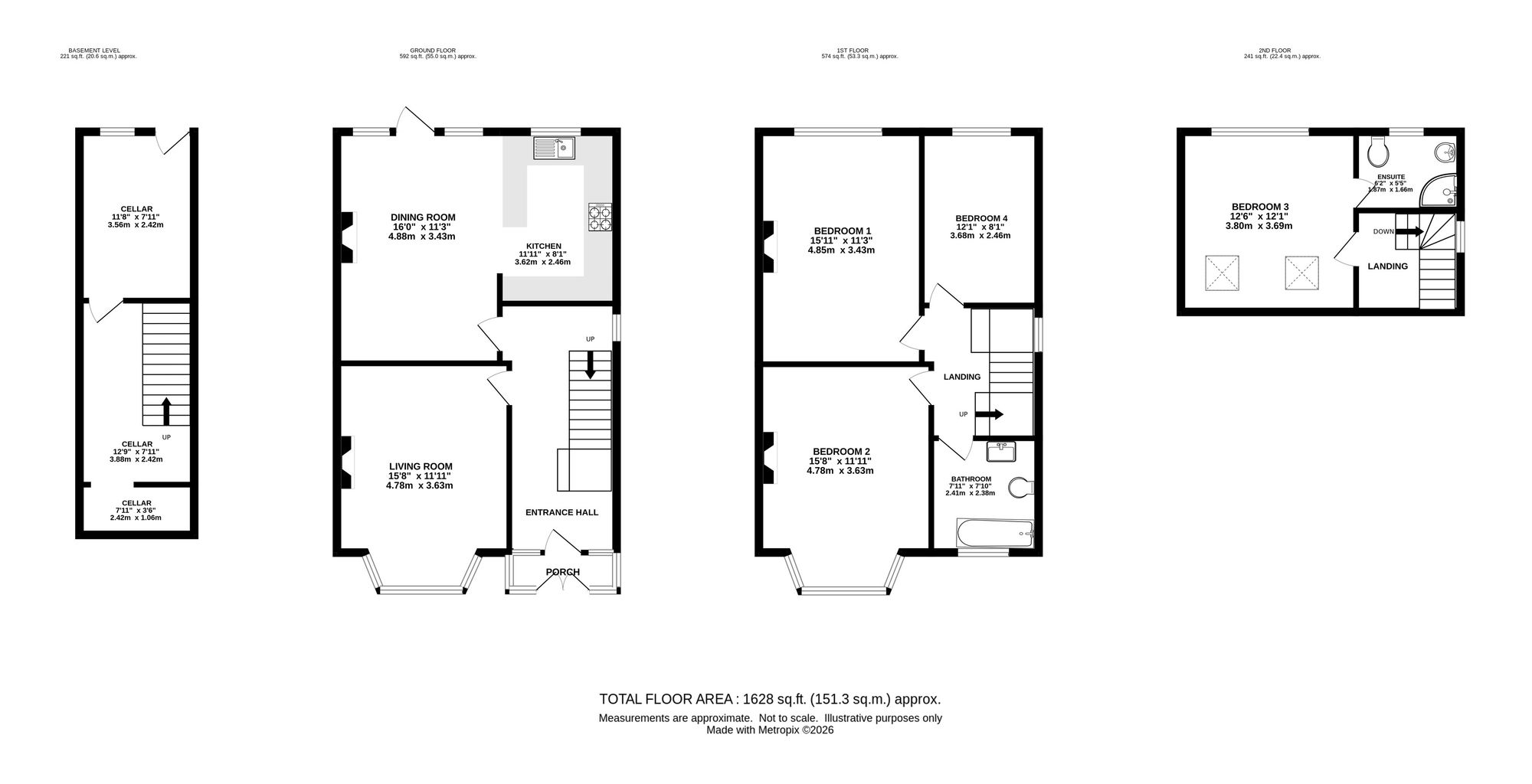 19 Brackley Road, Stockport floorplan
