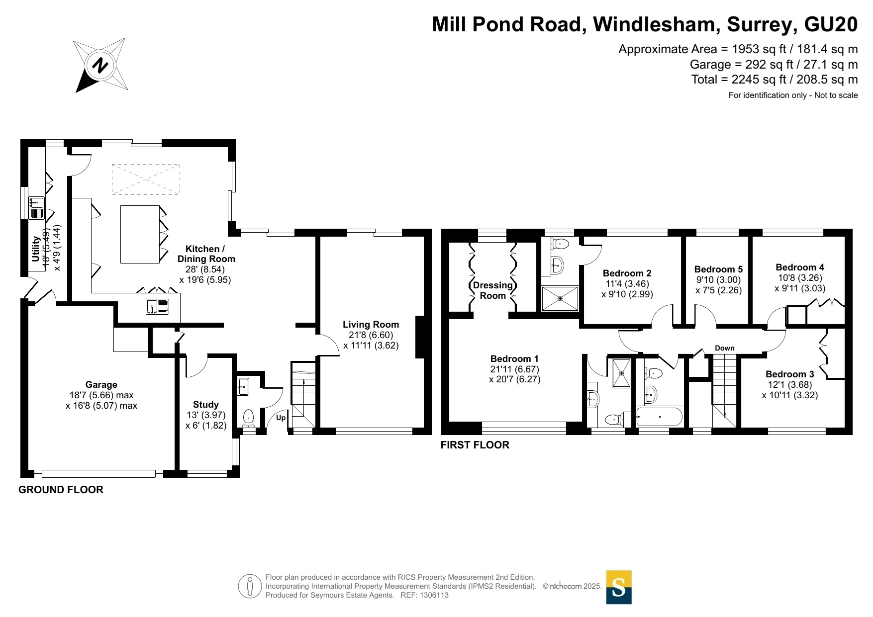 26, Mill Pond Road, Surrey floorplan