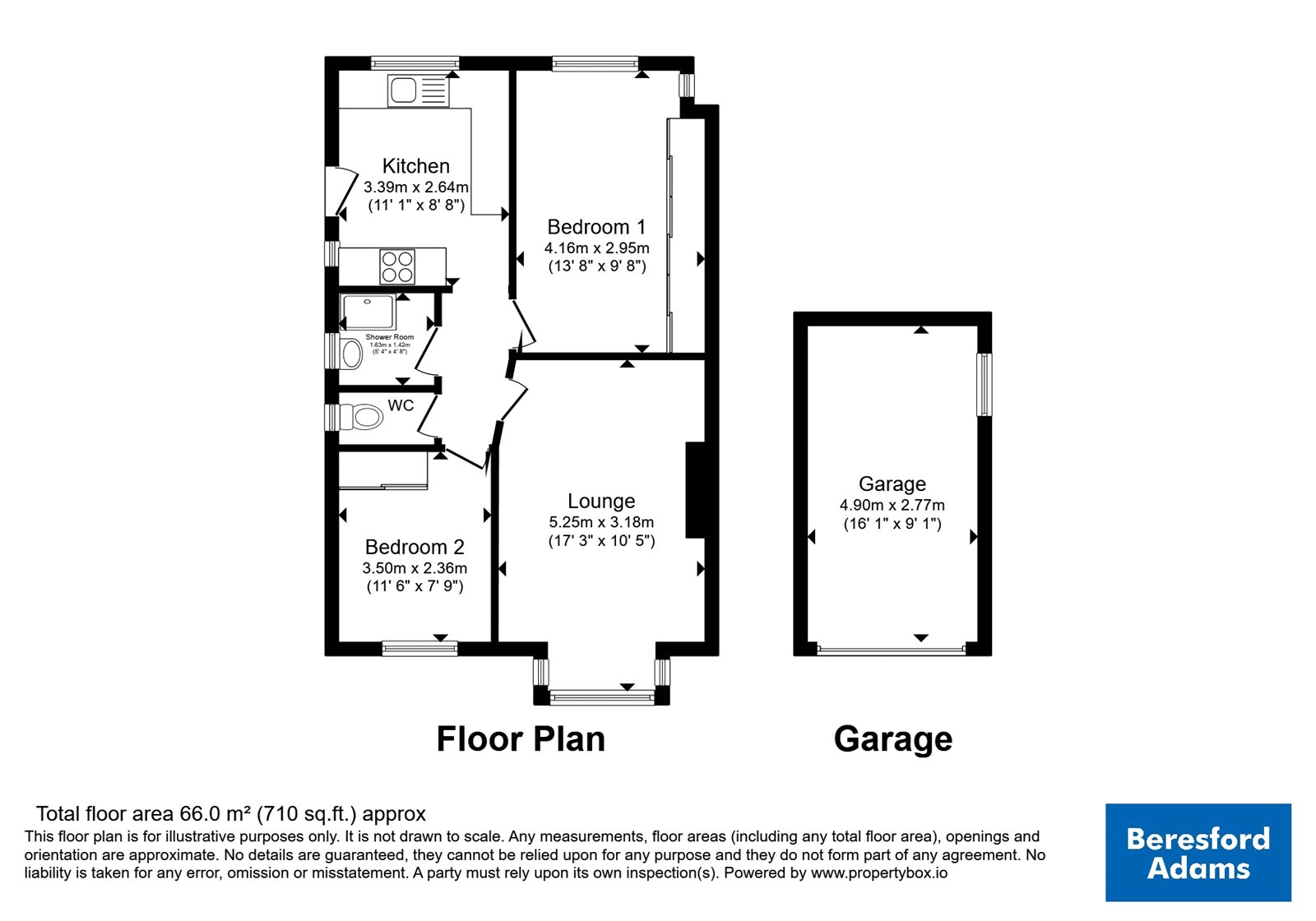 38, Berwyn Crescent, Denbighshire floorplan