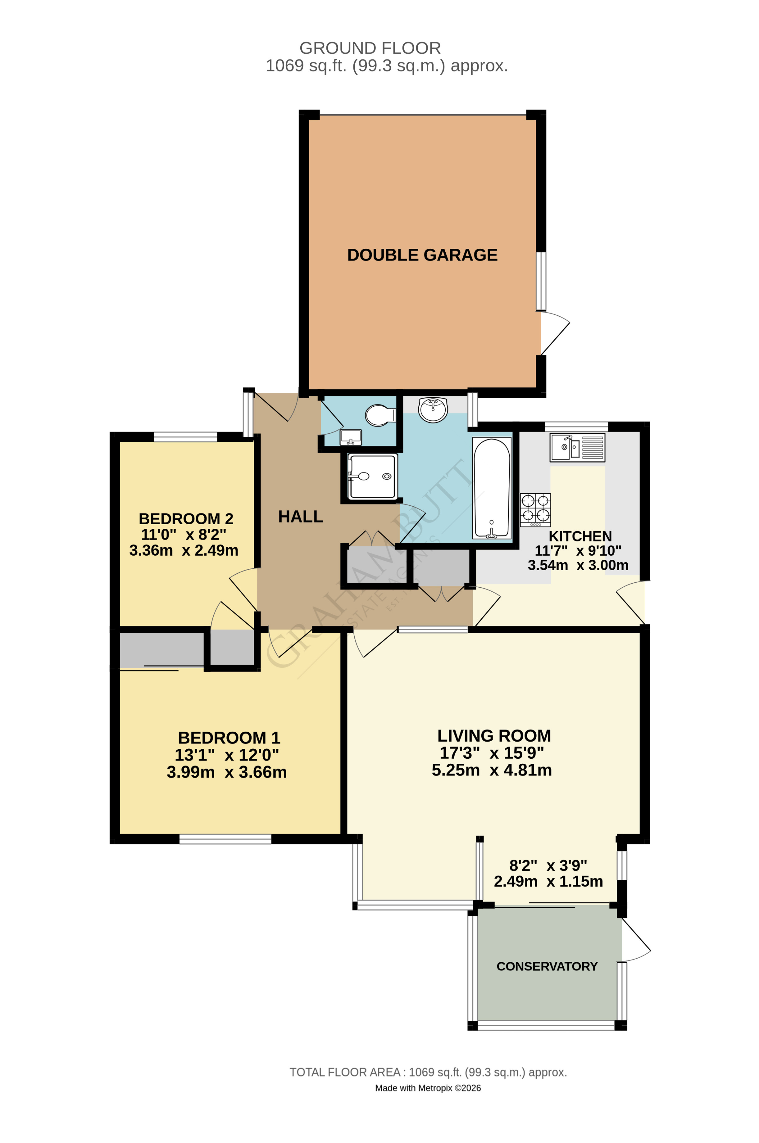 4, Grafton Close, Littlehampton floorplan