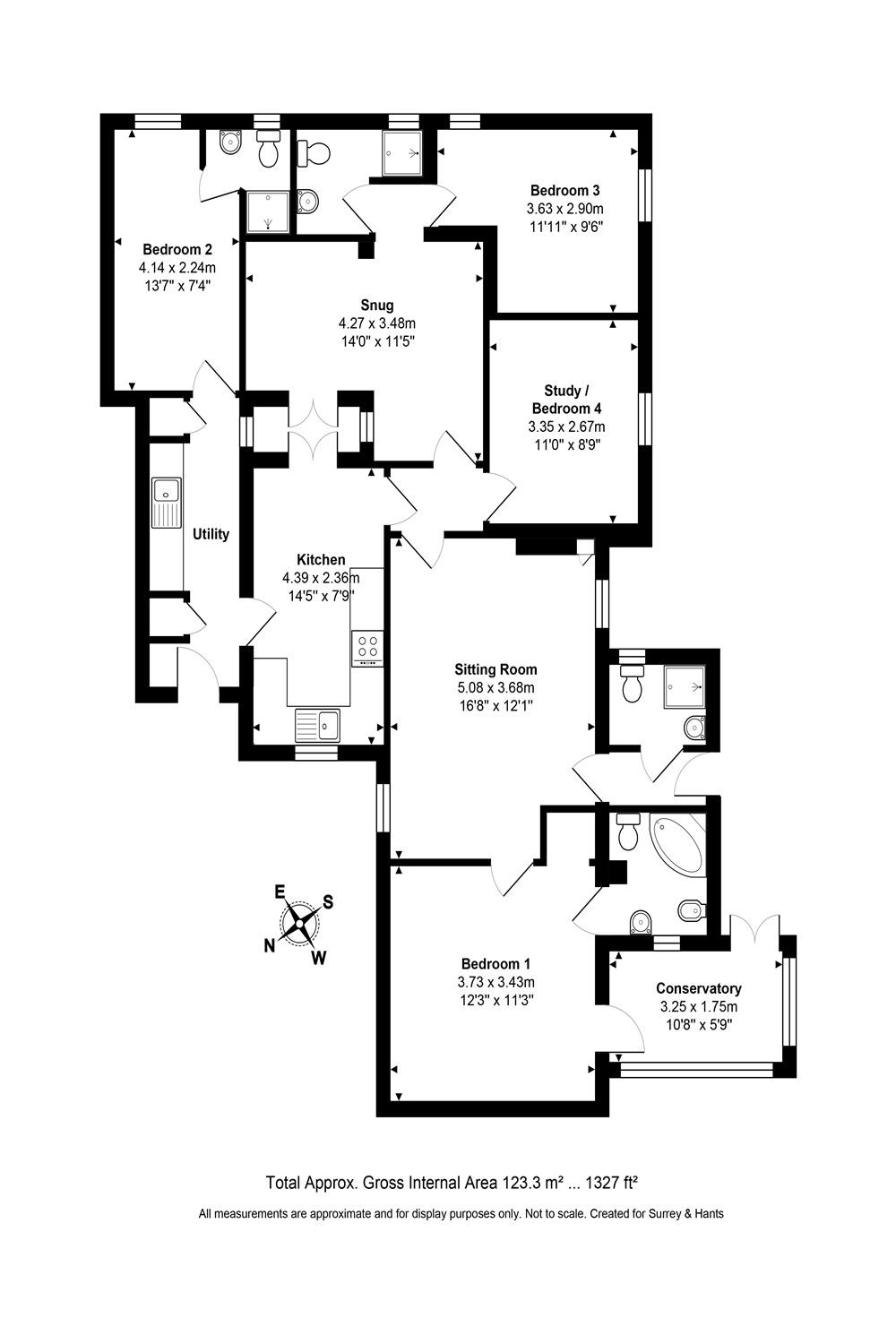 Headley Coach House, New Way, Godalming floorplan