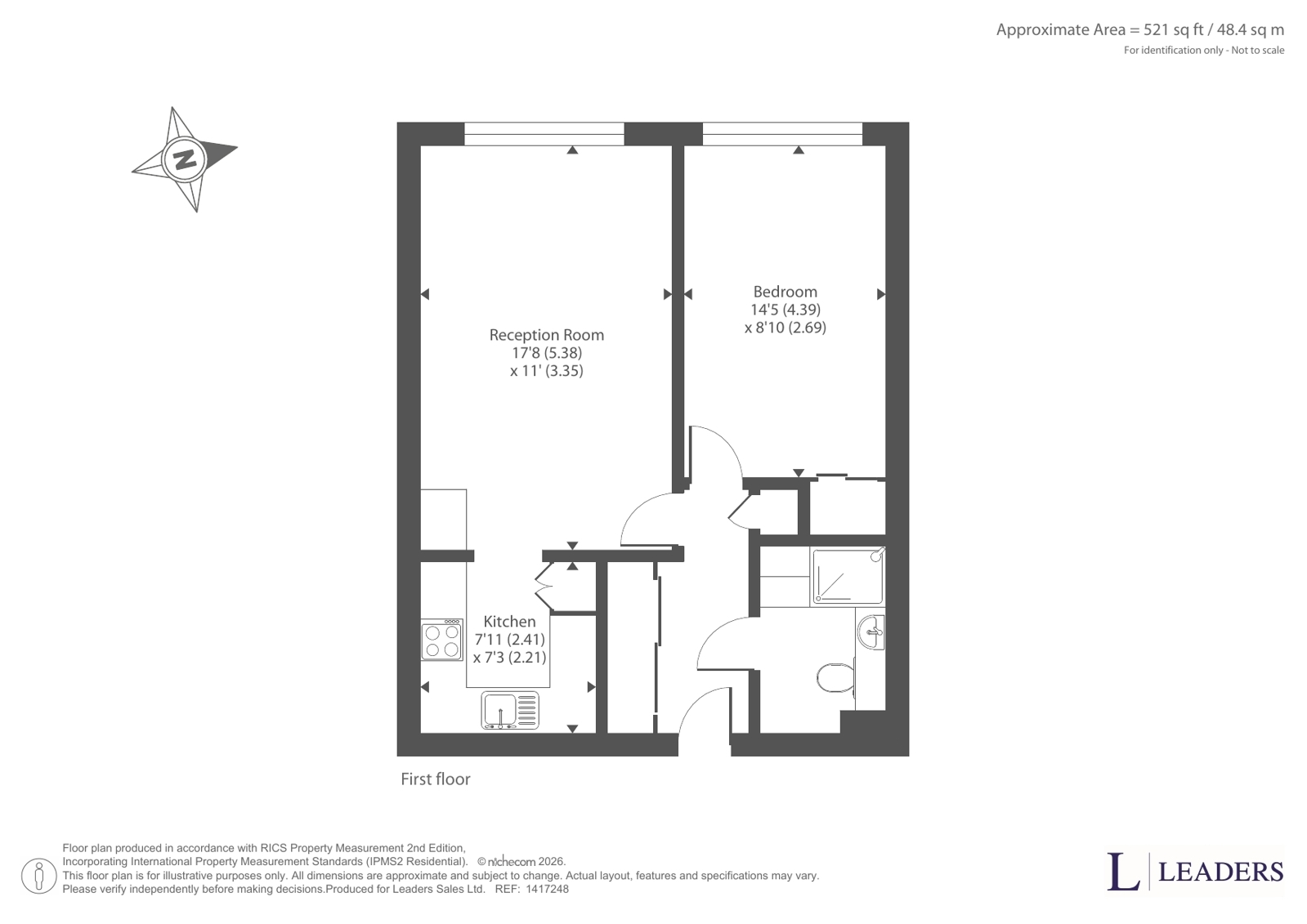 Flat 26, Cedar House,, Round Hill Meadow, Chester floorplan