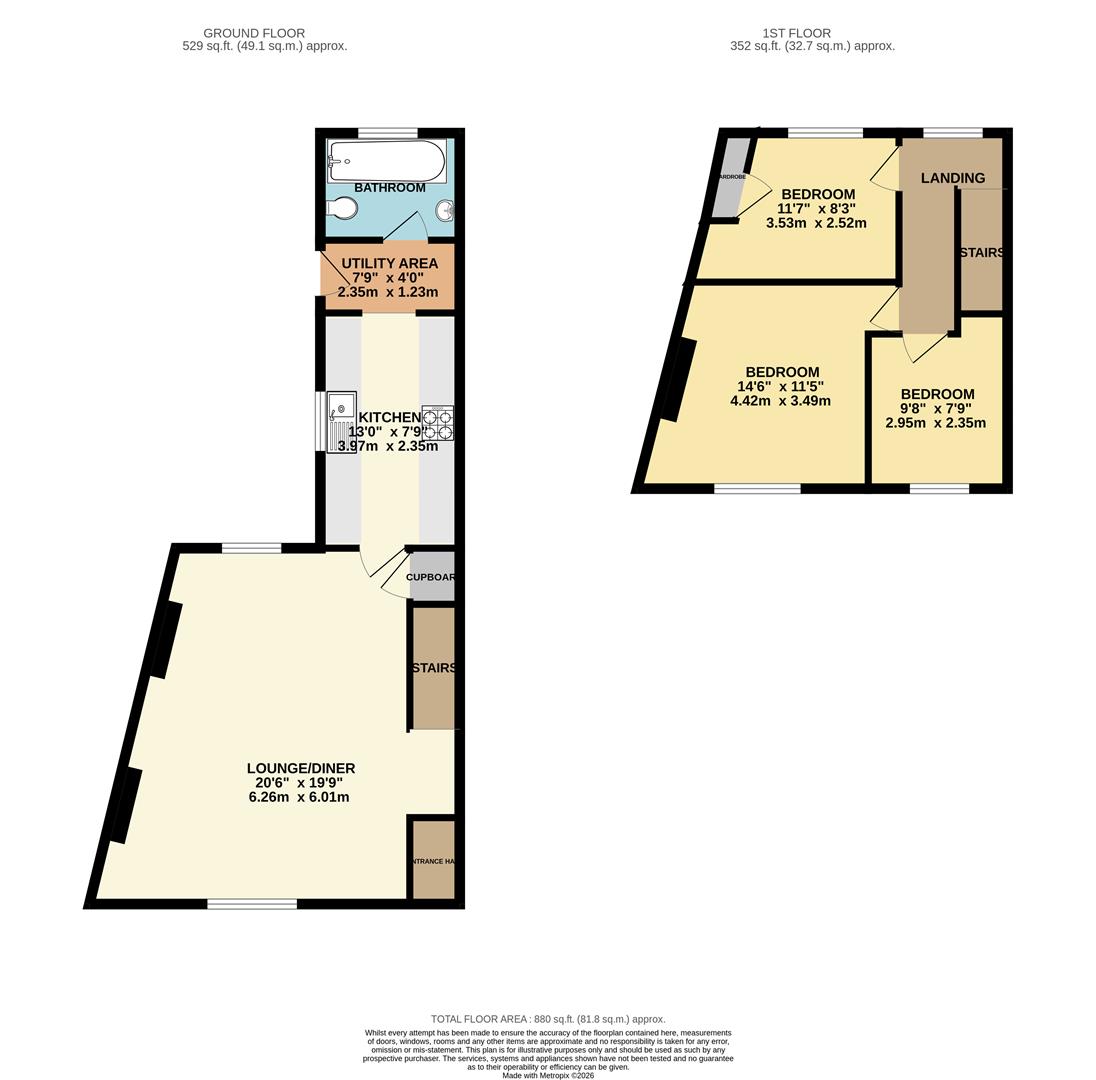 13, Coed Y Brain Road, Caerphilly floorplan
