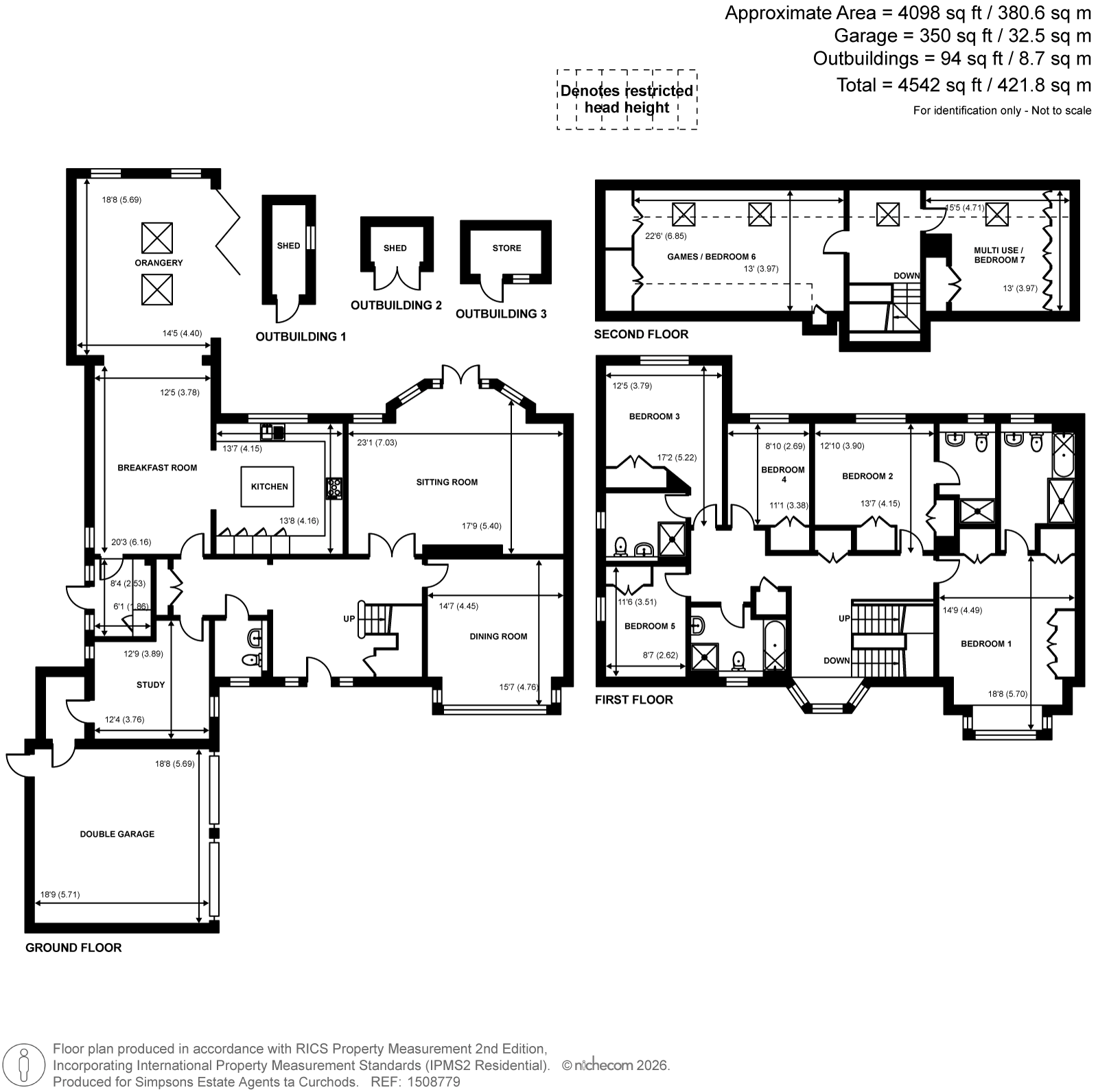 James House, 16A, Hacketts Lane, Pyrford floorplan