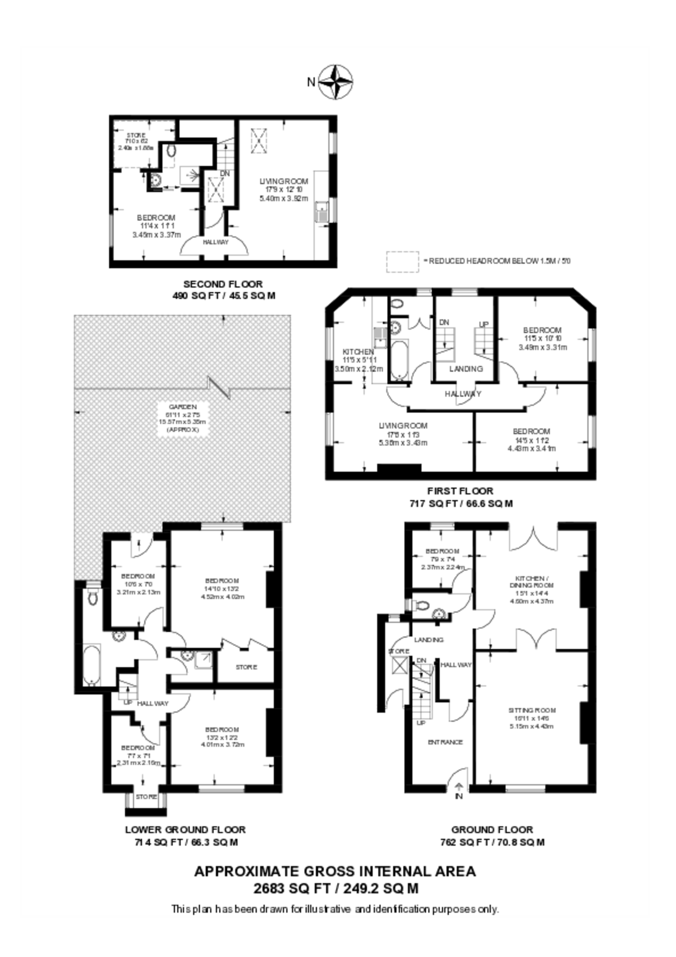Hamilton Park West, N5, Highbury floorplan