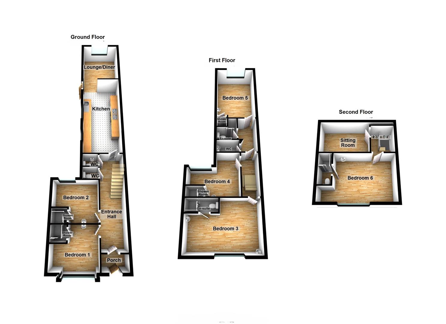 727, Chester Road, Erdington floorplan