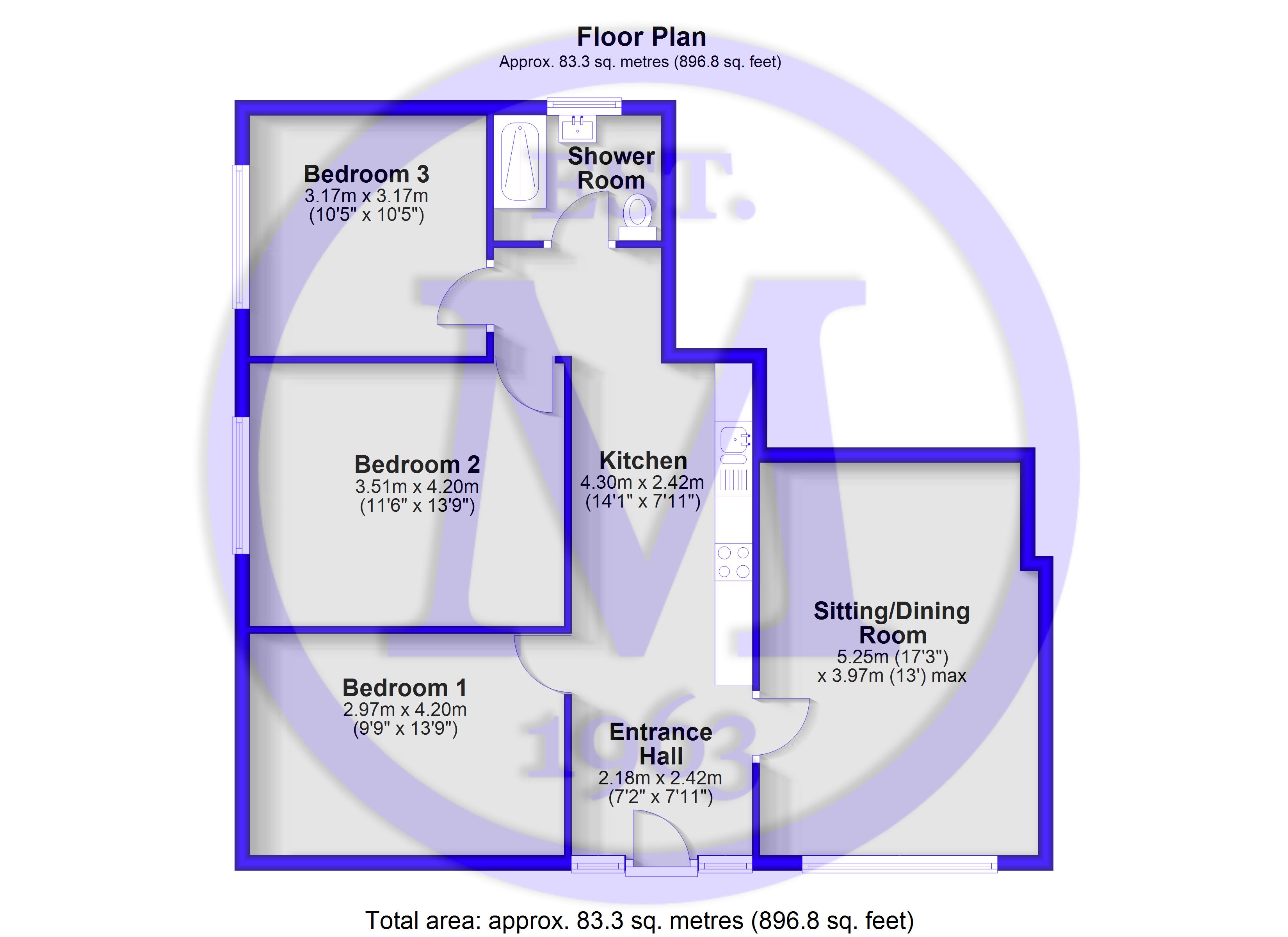 16, Everton Road, Lymington floorplan