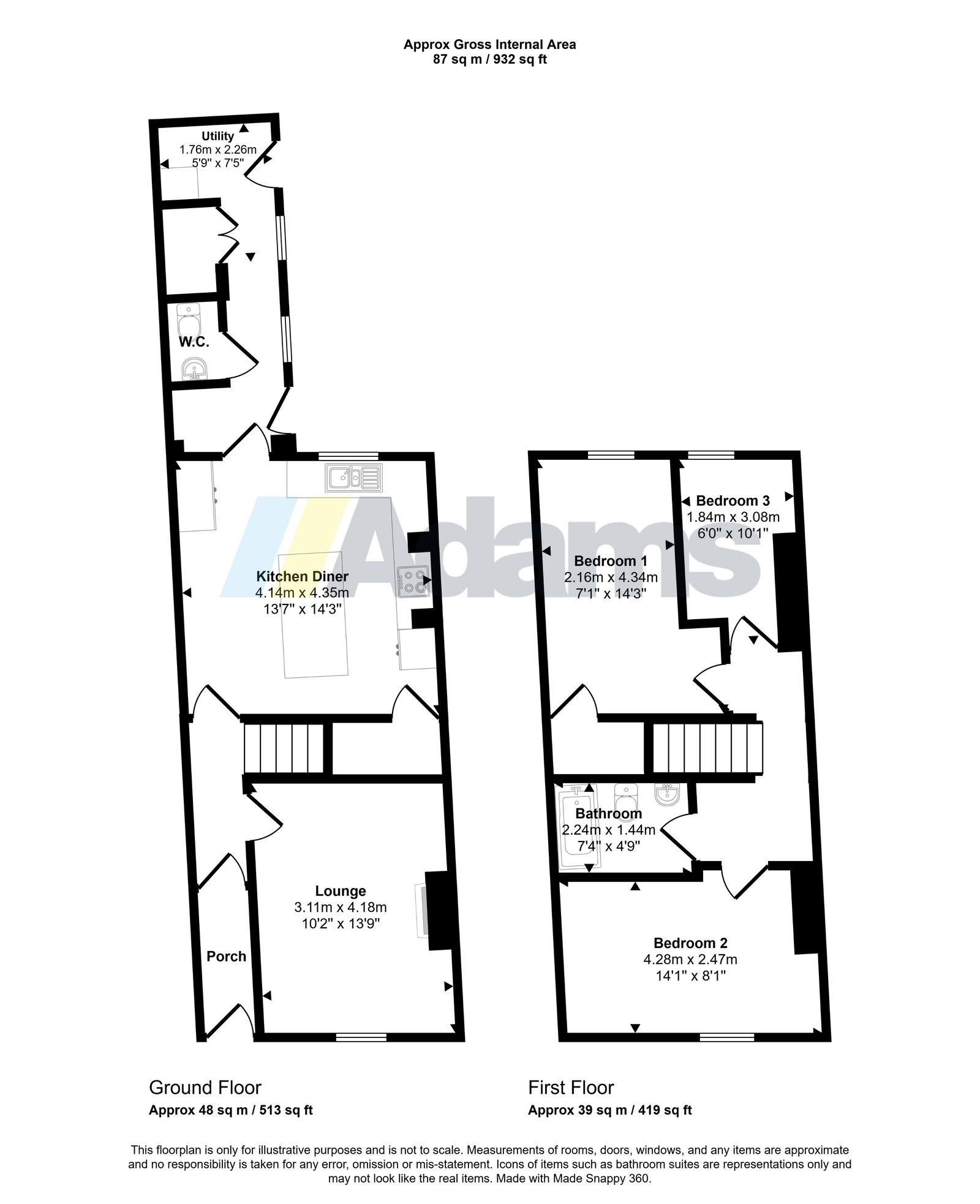 98, Heath Road South, Runcorn floorplan