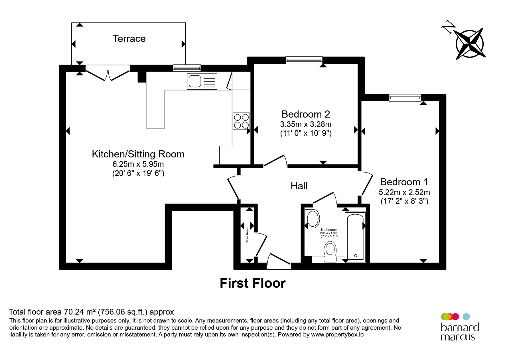 Flat 4, Kingfisher Court, 12, Wandle Road, Croydon floorplan