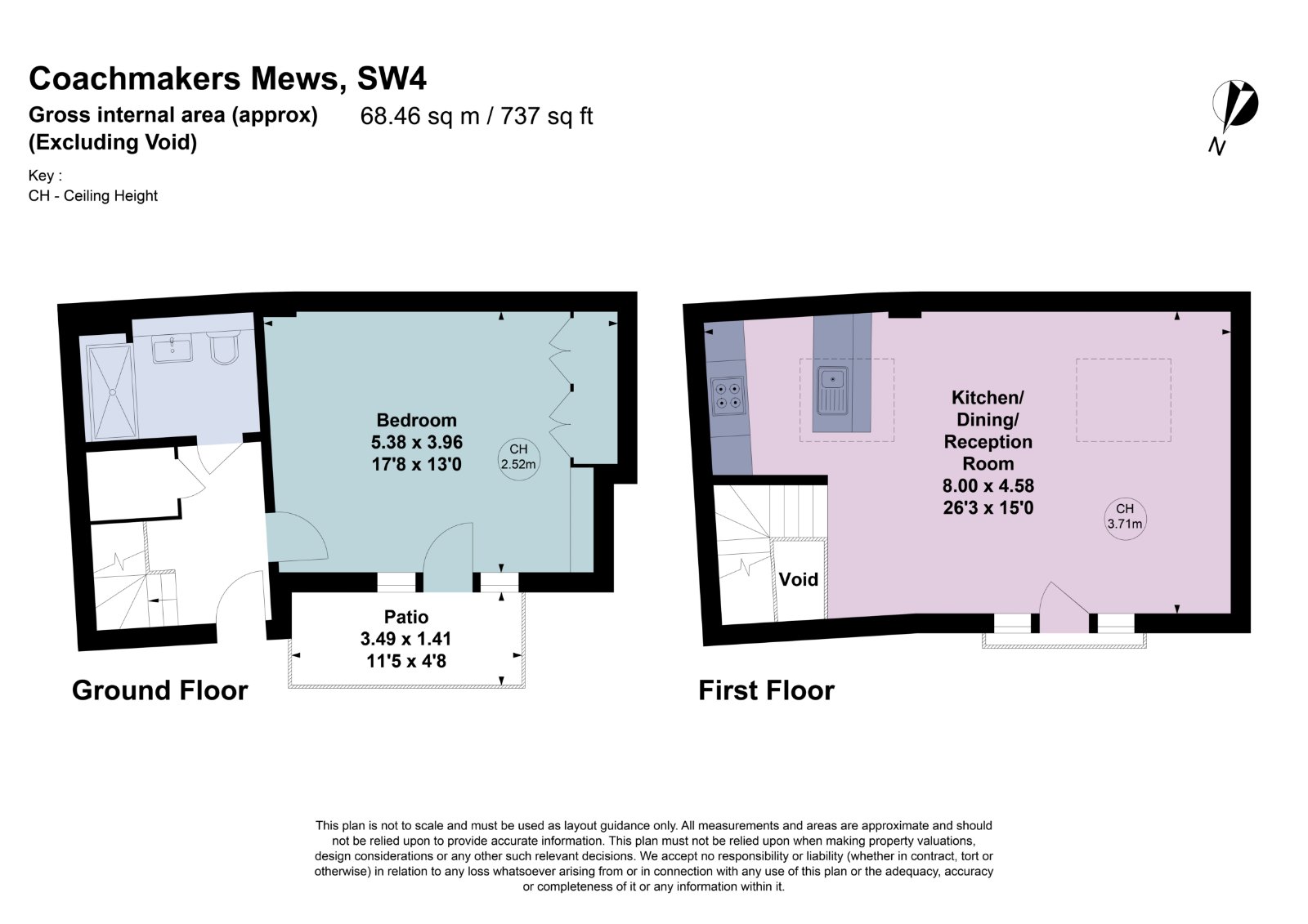 5, Coachmaker Mews, London floorplan