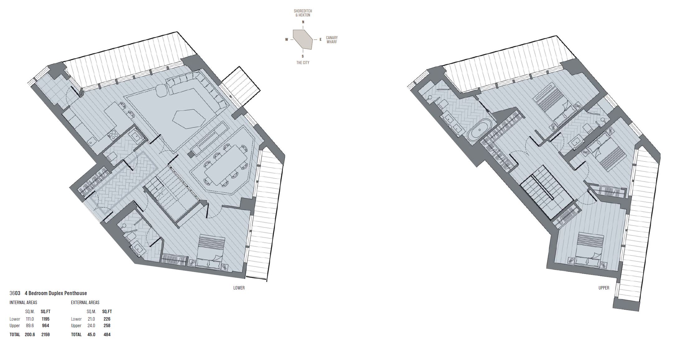 The Stage Penthouse - 3603,, The Stage, London floorplan