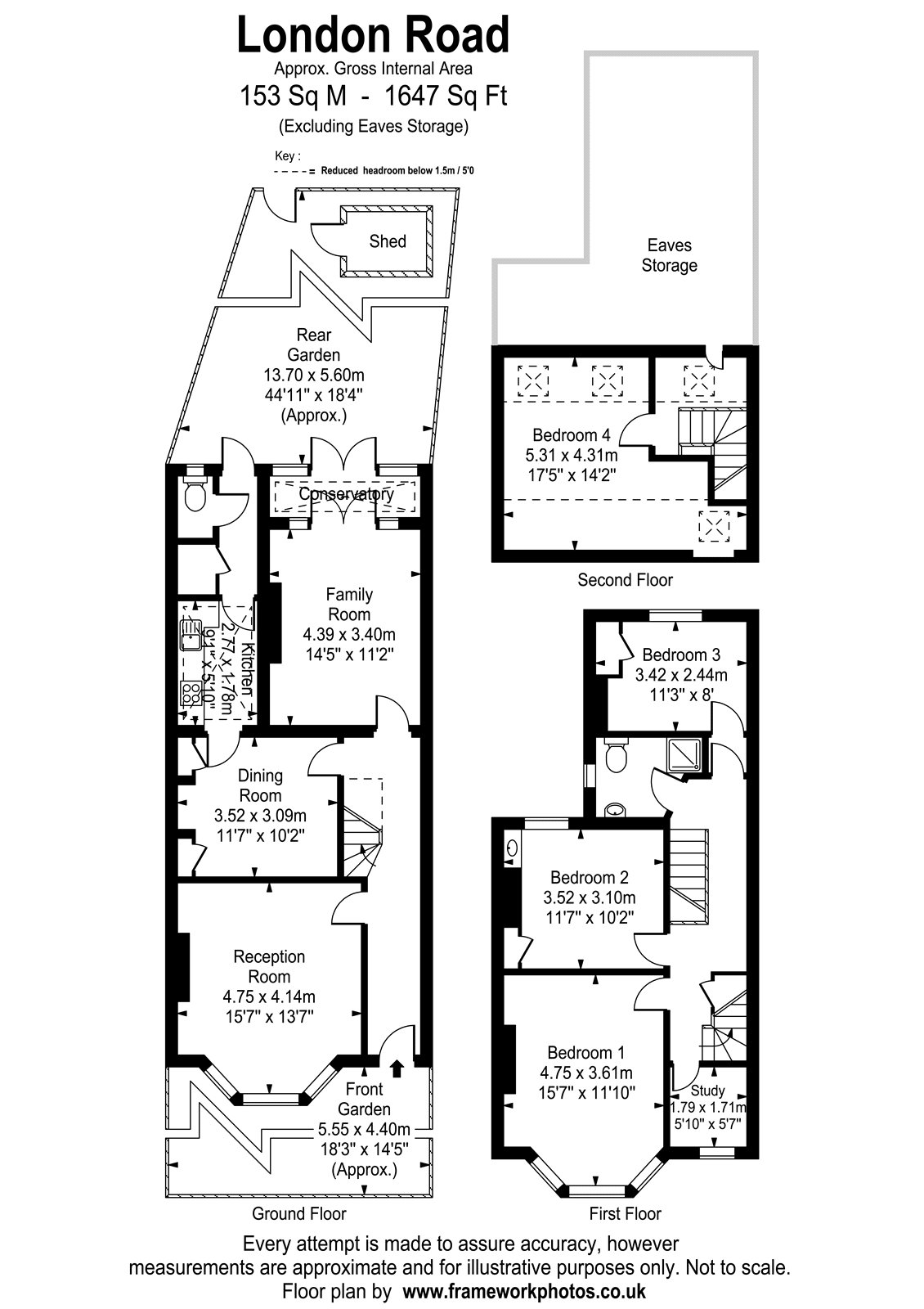 123, London Road, Twickenham floorplan