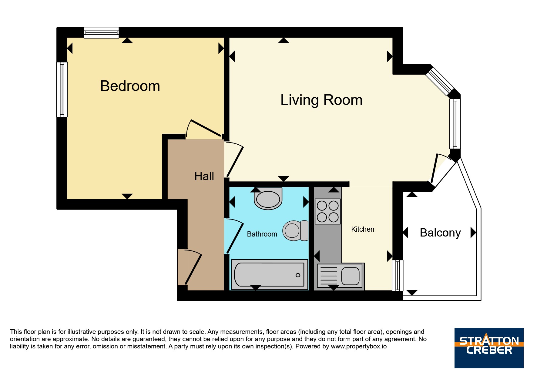 4 Belmont Apartments,, Station Road, Cornwall floorplan