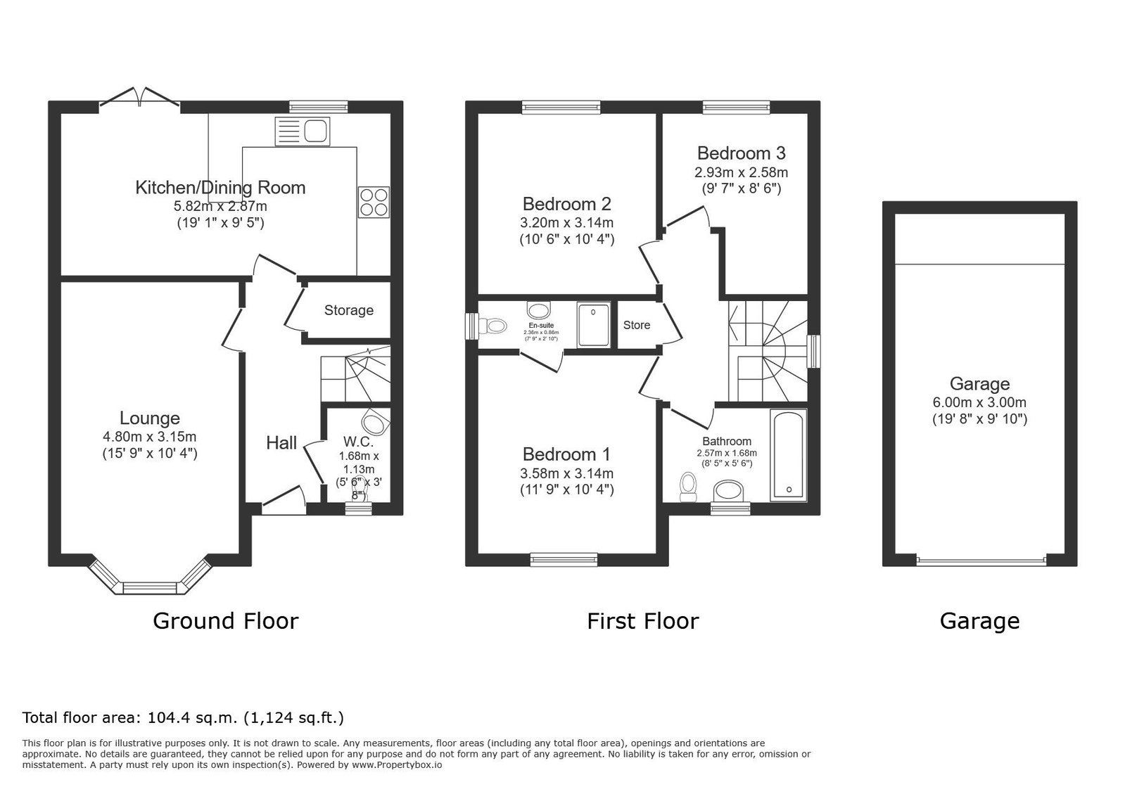 8, Barley Close, Preston floorplan