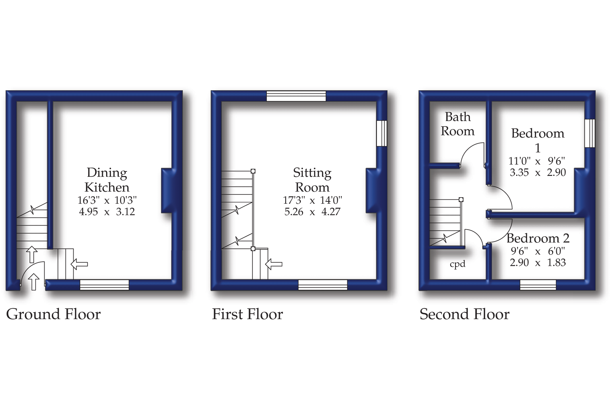 Hadfield Cottage, 6, Victoria Street, North Yorkshire floorplan