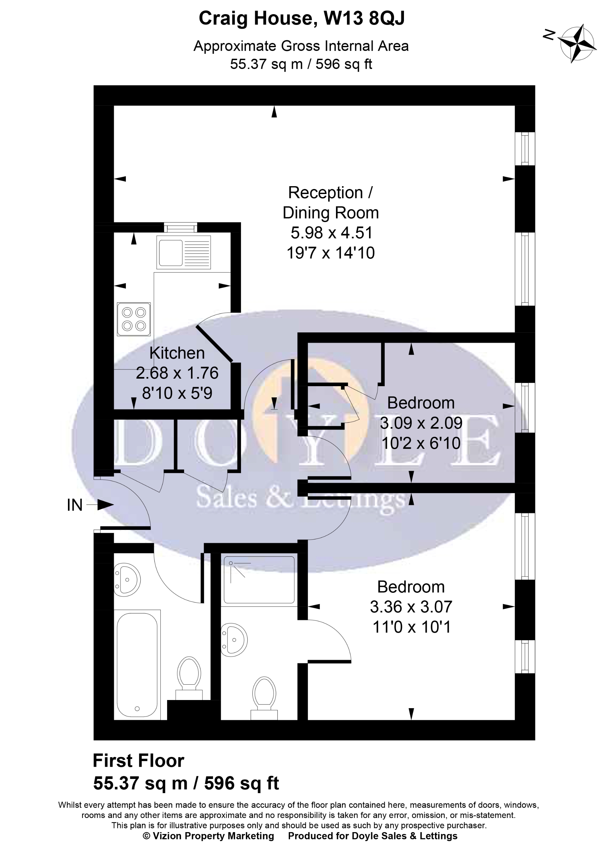 Hartington Road, London floorplan