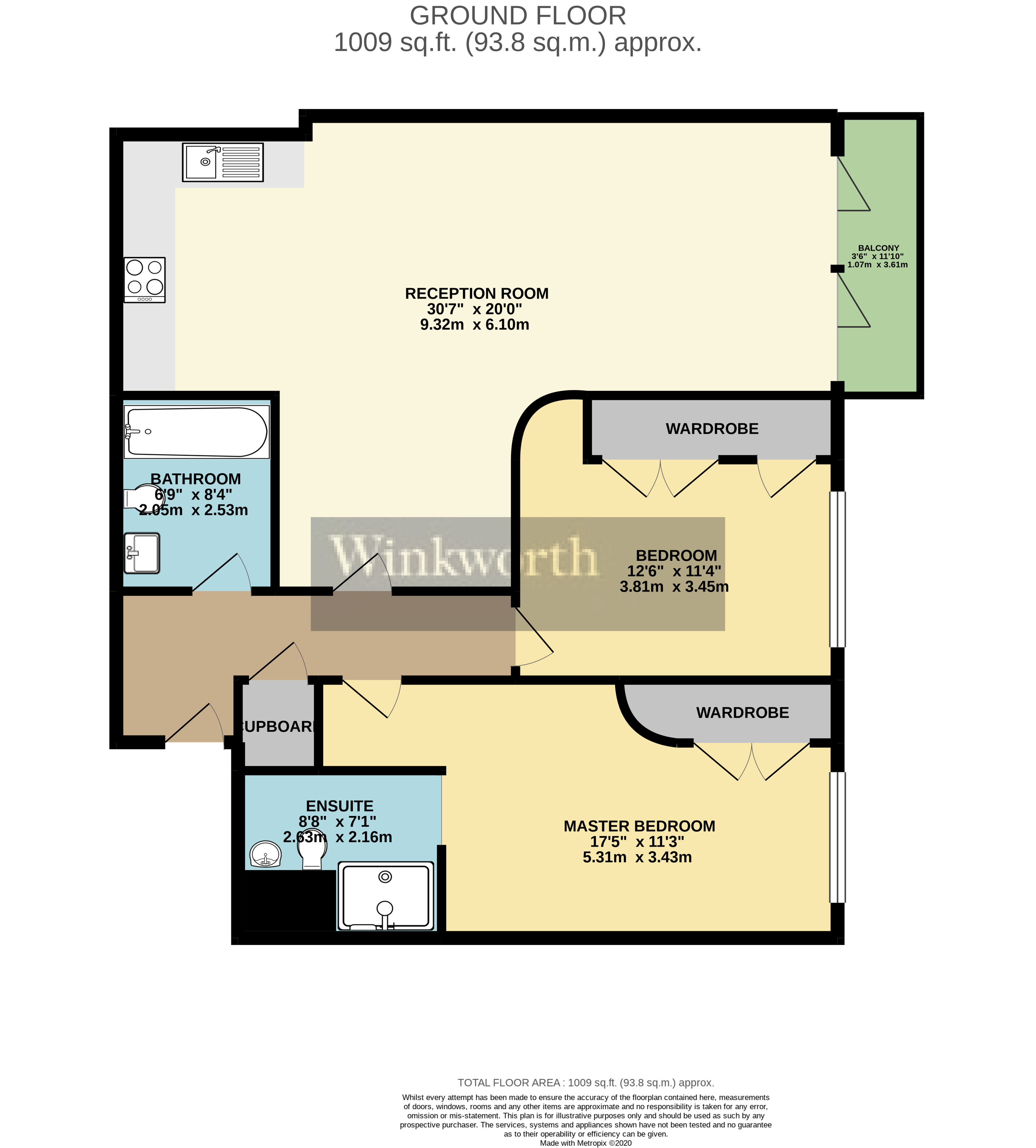 2, Hindmarsh Lofts, Reading floorplan