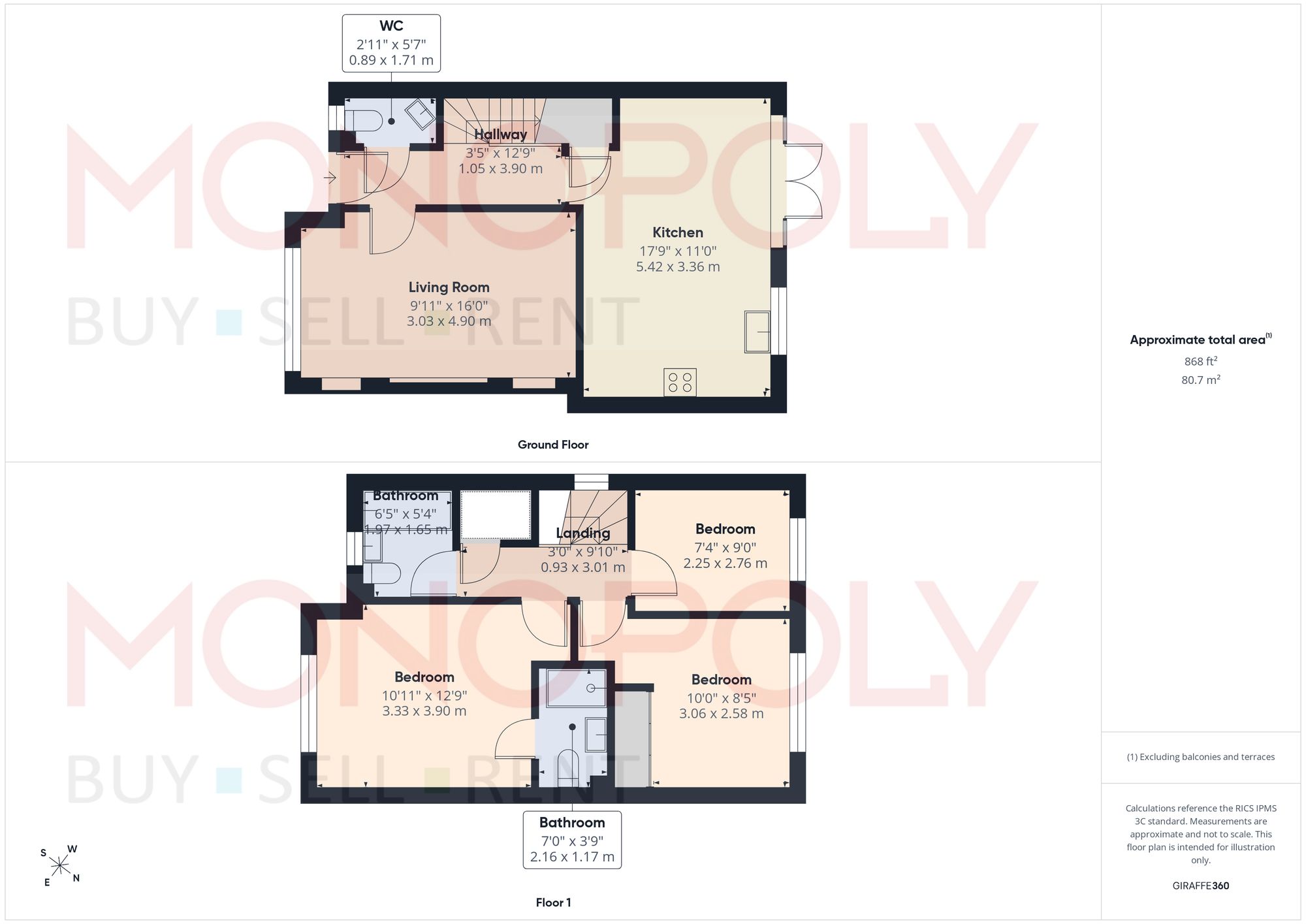 26 Llys Y Groes, Wrexham floorplan