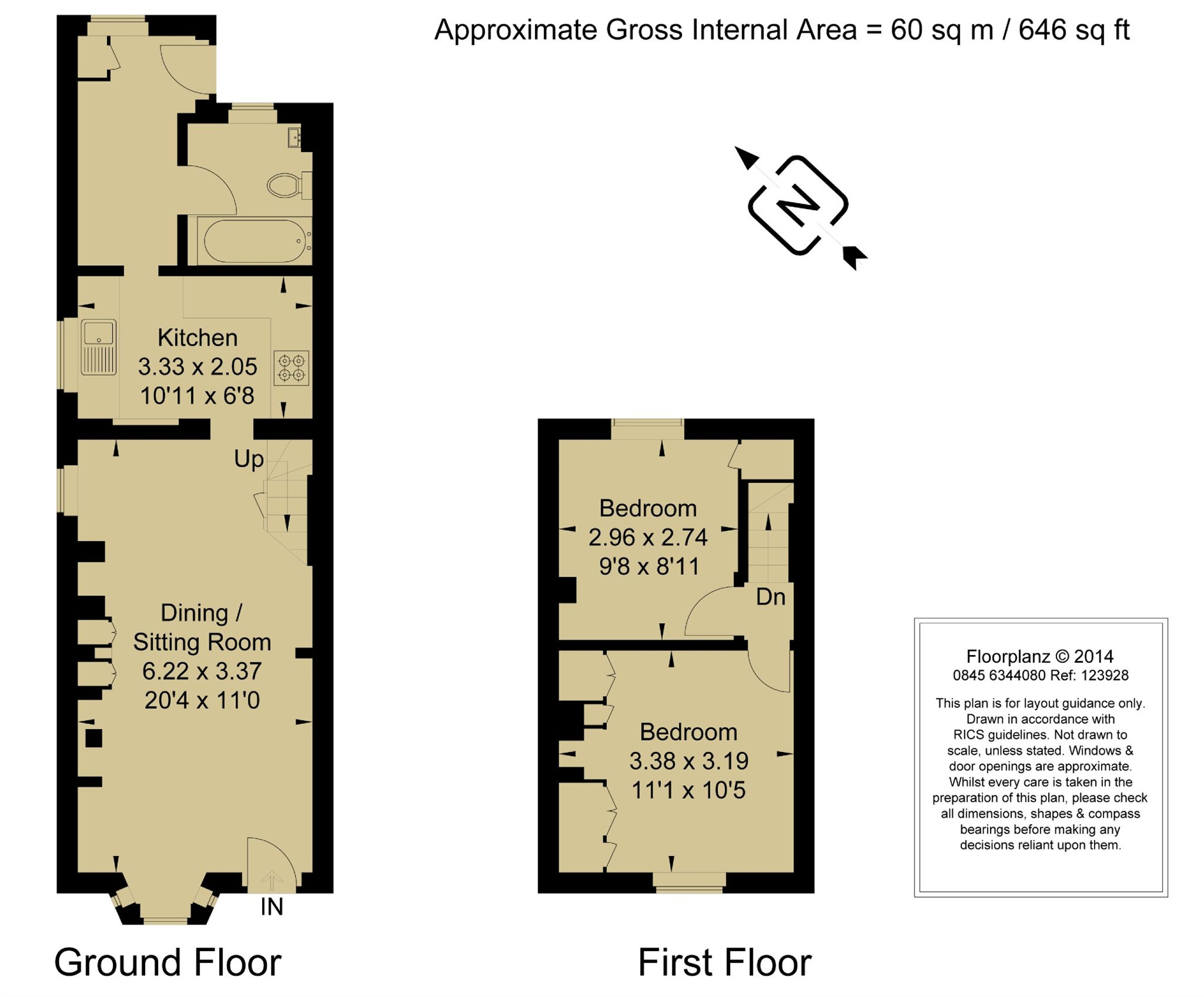 2 Bedrooms End terrace house to rent in The Dean, Alresford, Hampshire SO24