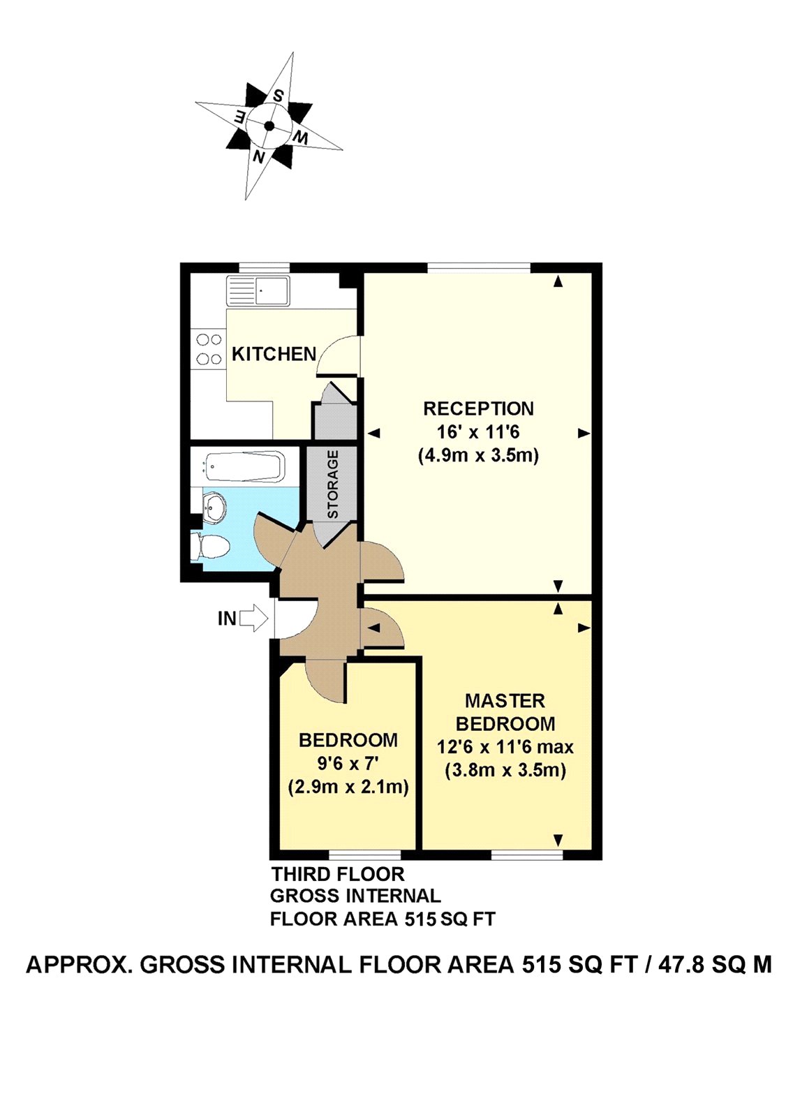 Flat 20, Regency Court,, Park Close, London floorplan