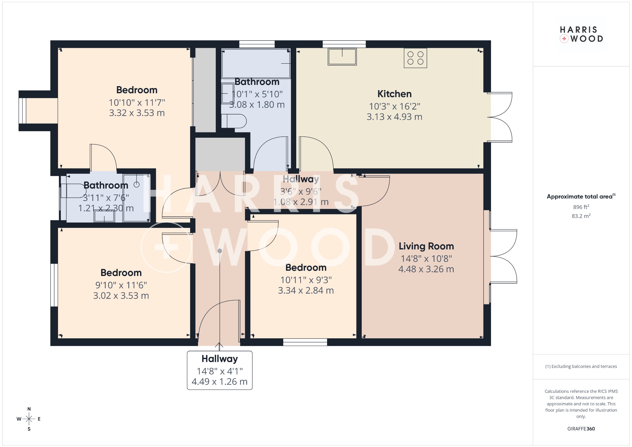 21 Whitegates Court, Little Clacton, Essex floorplan