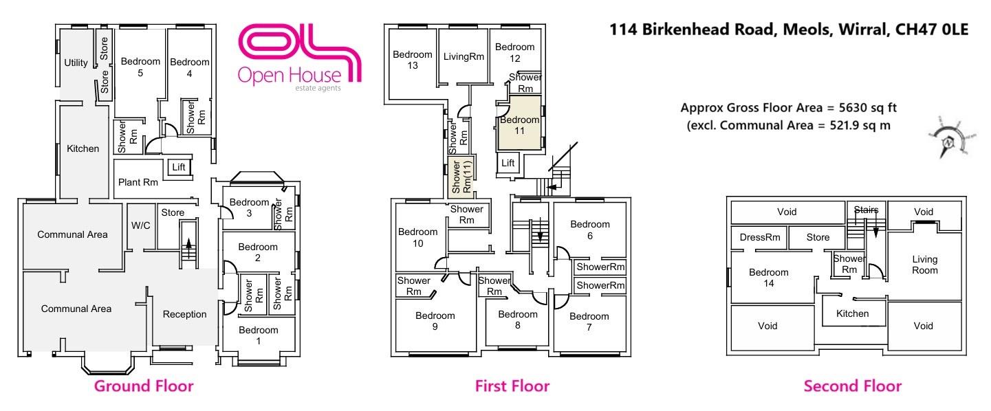 114, Birkenhead Road, Meols floorplan