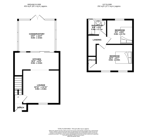 96, Bushbury Road, West Midlands floorplan