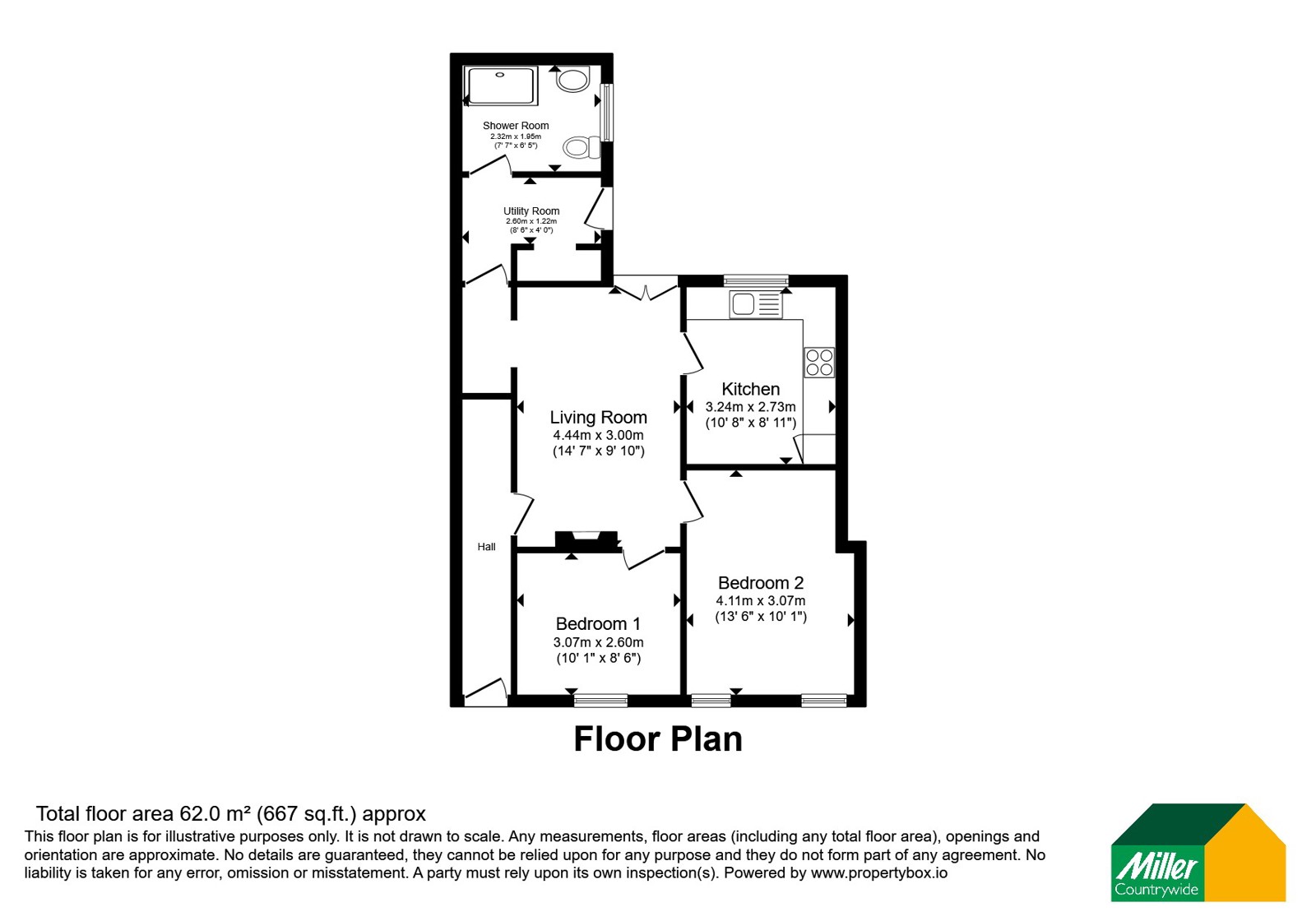 7-8,, Trevarrack Road, Penzance floorplan