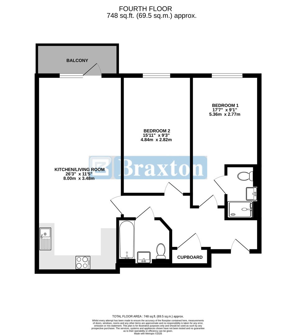 Apartment 27, Meadow House, Maidenhead floorplan