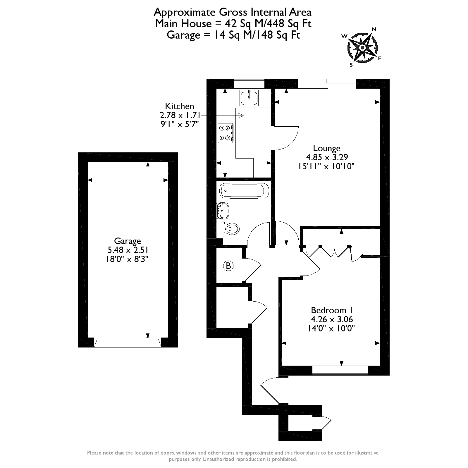 1 Bedrooms Flat for sale in Briar Walk, West Byfleet KT14