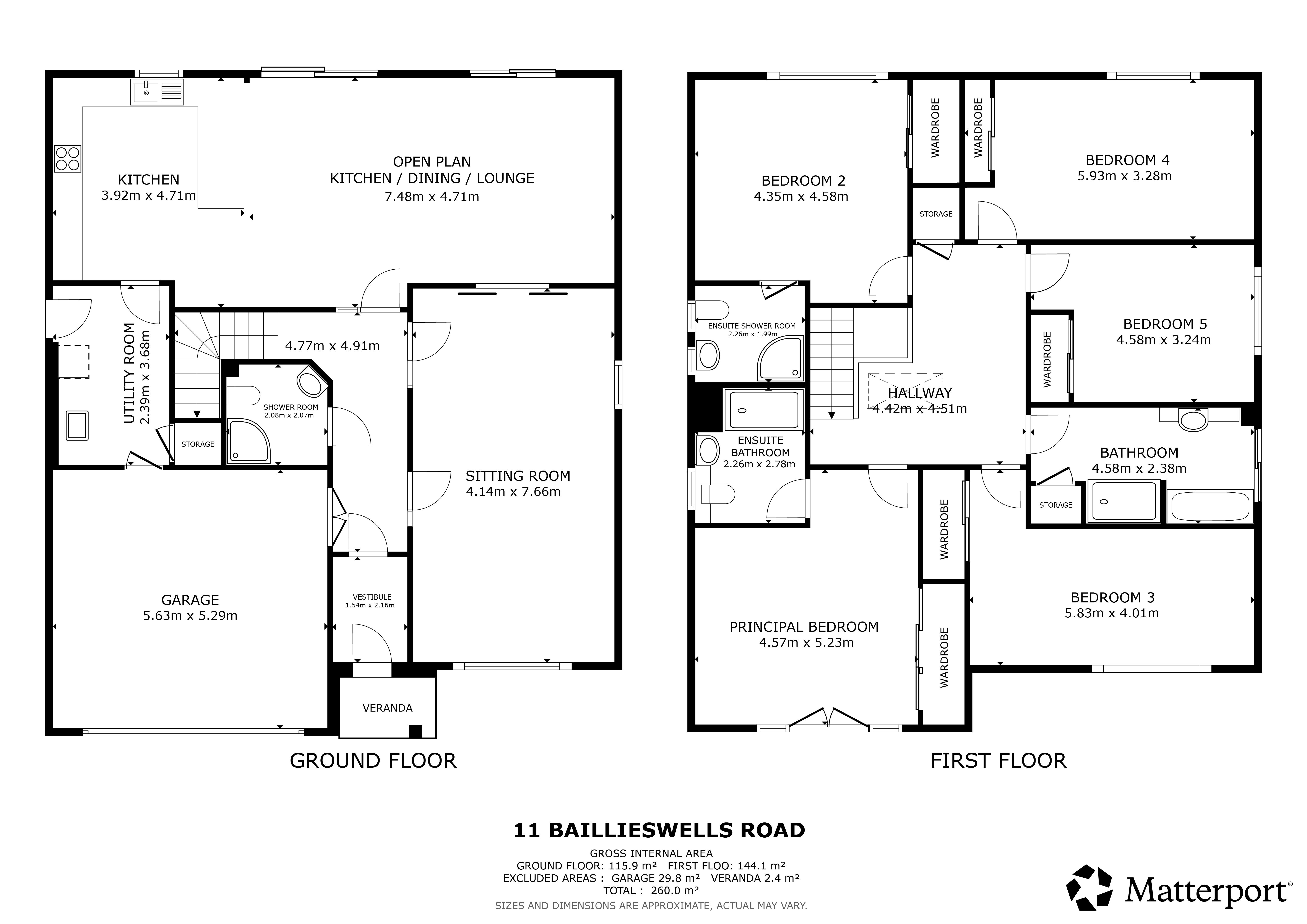 11, Baillieswells Road, Aberdeen floorplan