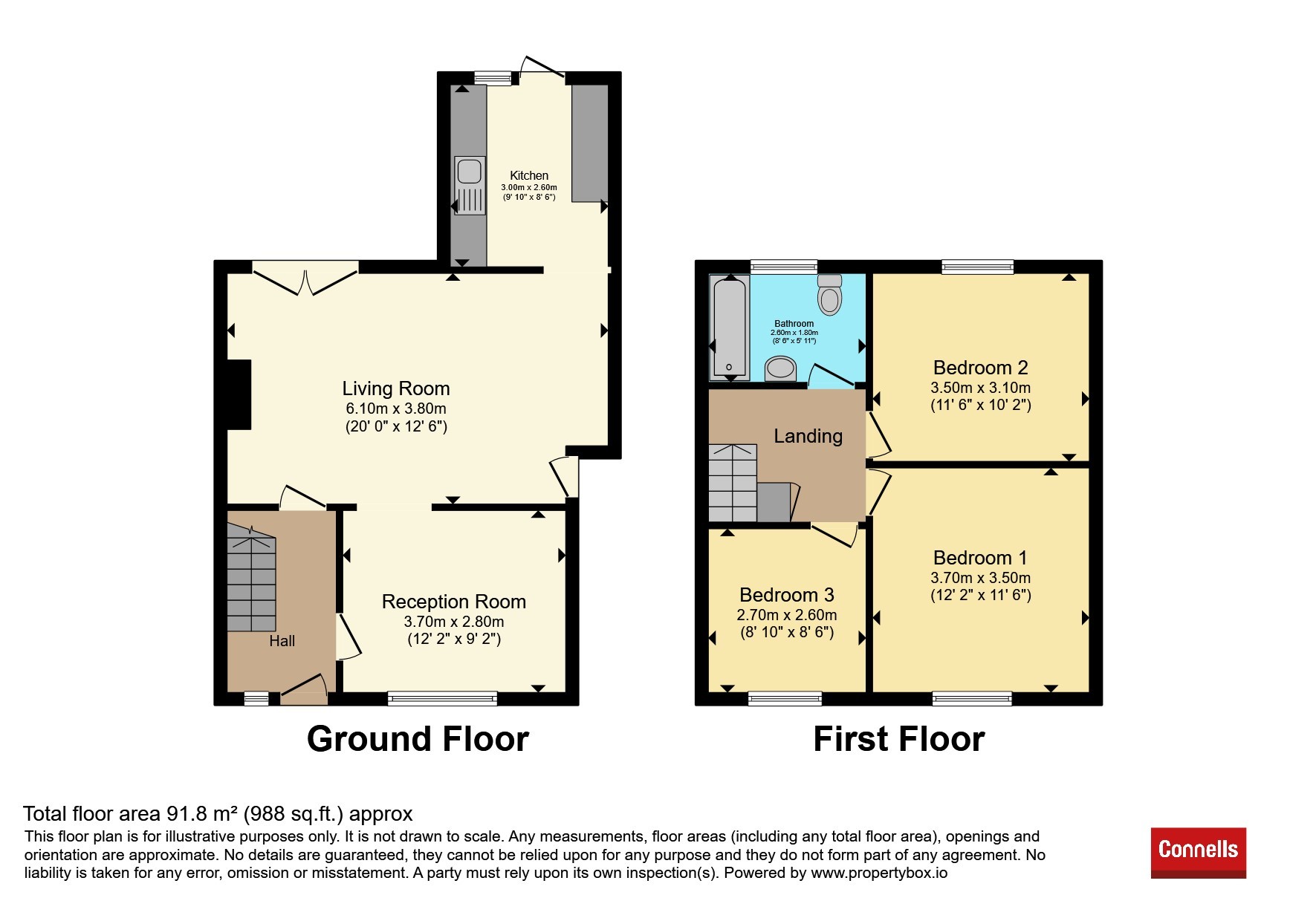 11, High Ridge, Walsall floorplan