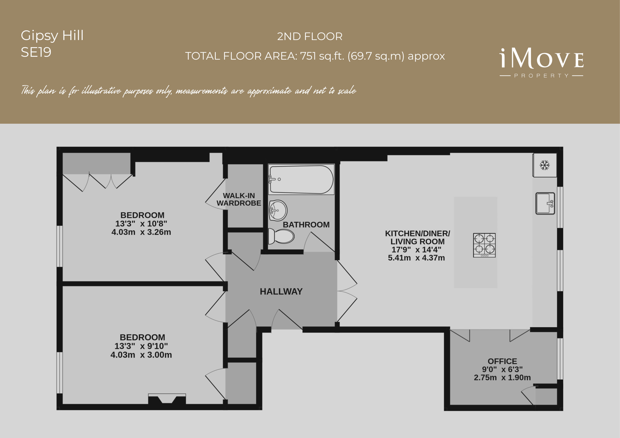 Flat 4 73, Gipsy Hill, London floorplan