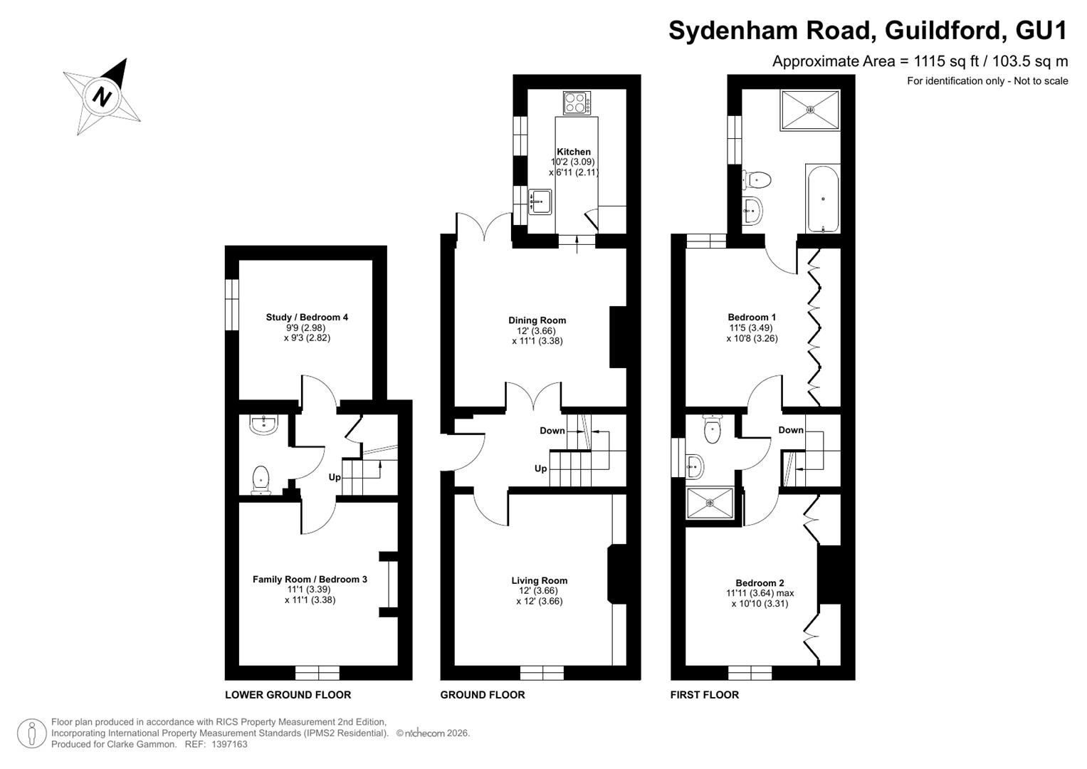 76, Sydenham Road, Guildford floorplan