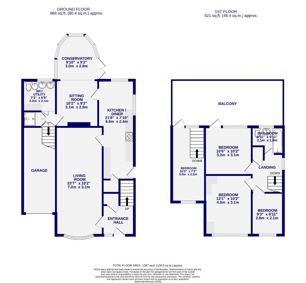 2, Whenby Grove, York floorplan