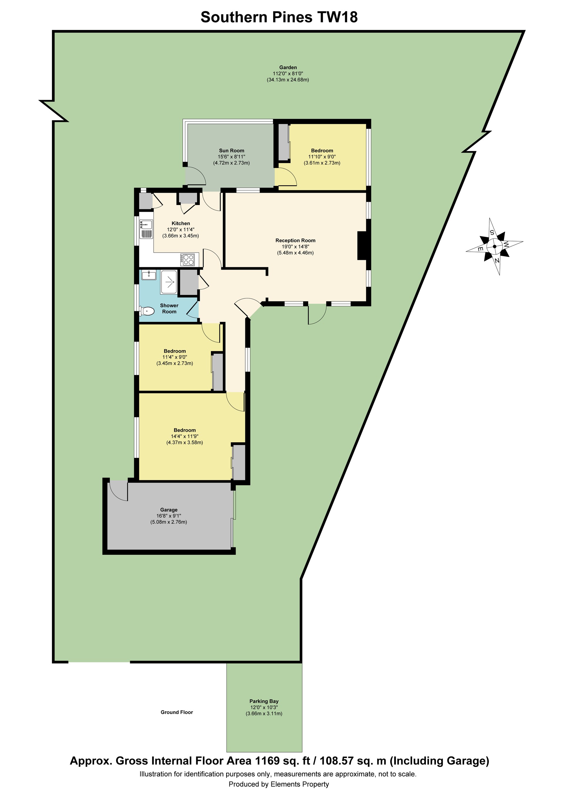Southern Pines, Penton Hall Drive, Staines-Upon-Thames floorplan