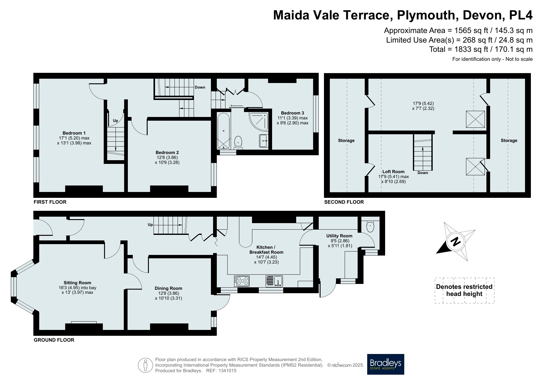 3 Maida Vale Terrace, Plymouth Devon, Devon floorplan