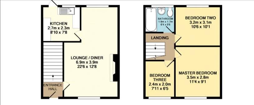 19, Occupation Lane, Dewsbury floorplan