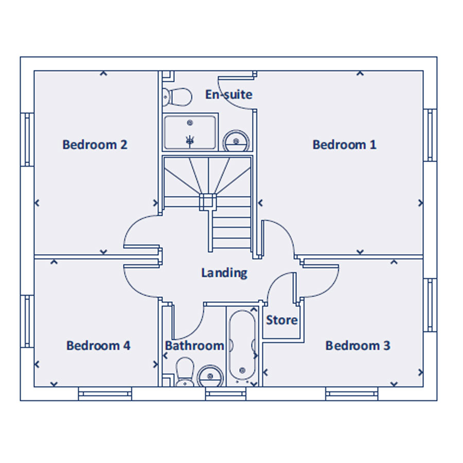 Plot 256, Ashbourne Road, Buxton floorplan