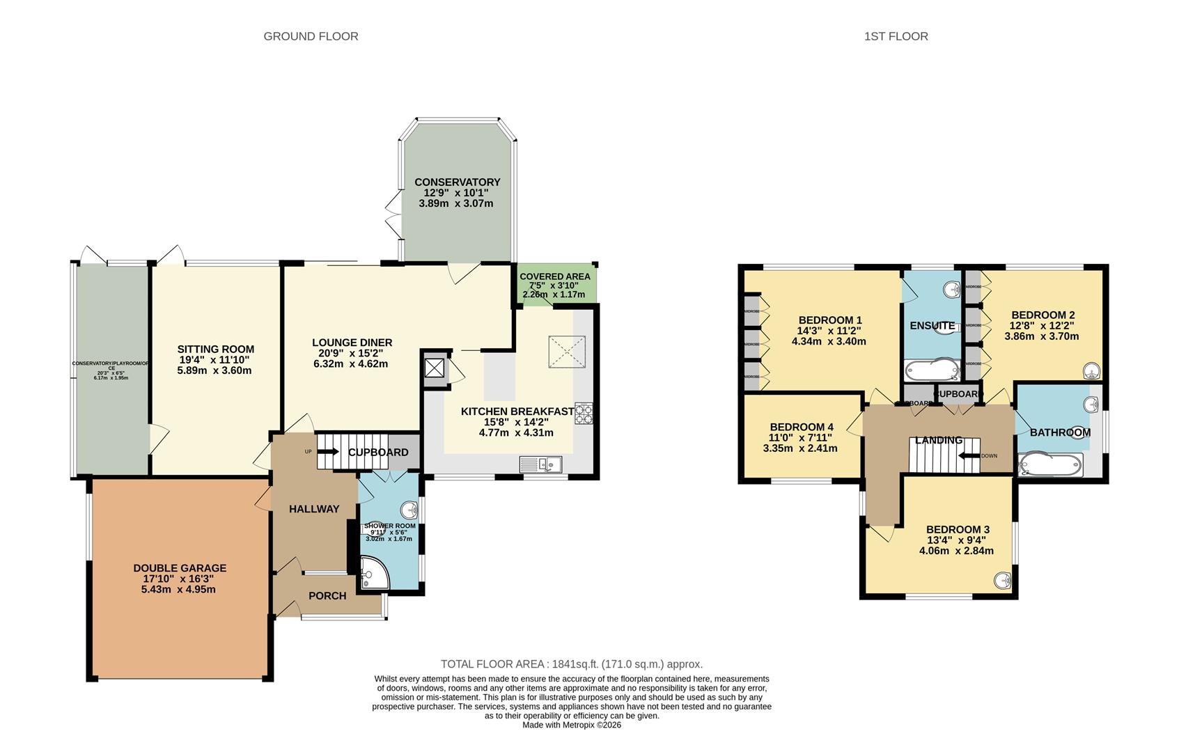 5, Pennine Drive, Altrincham floorplan